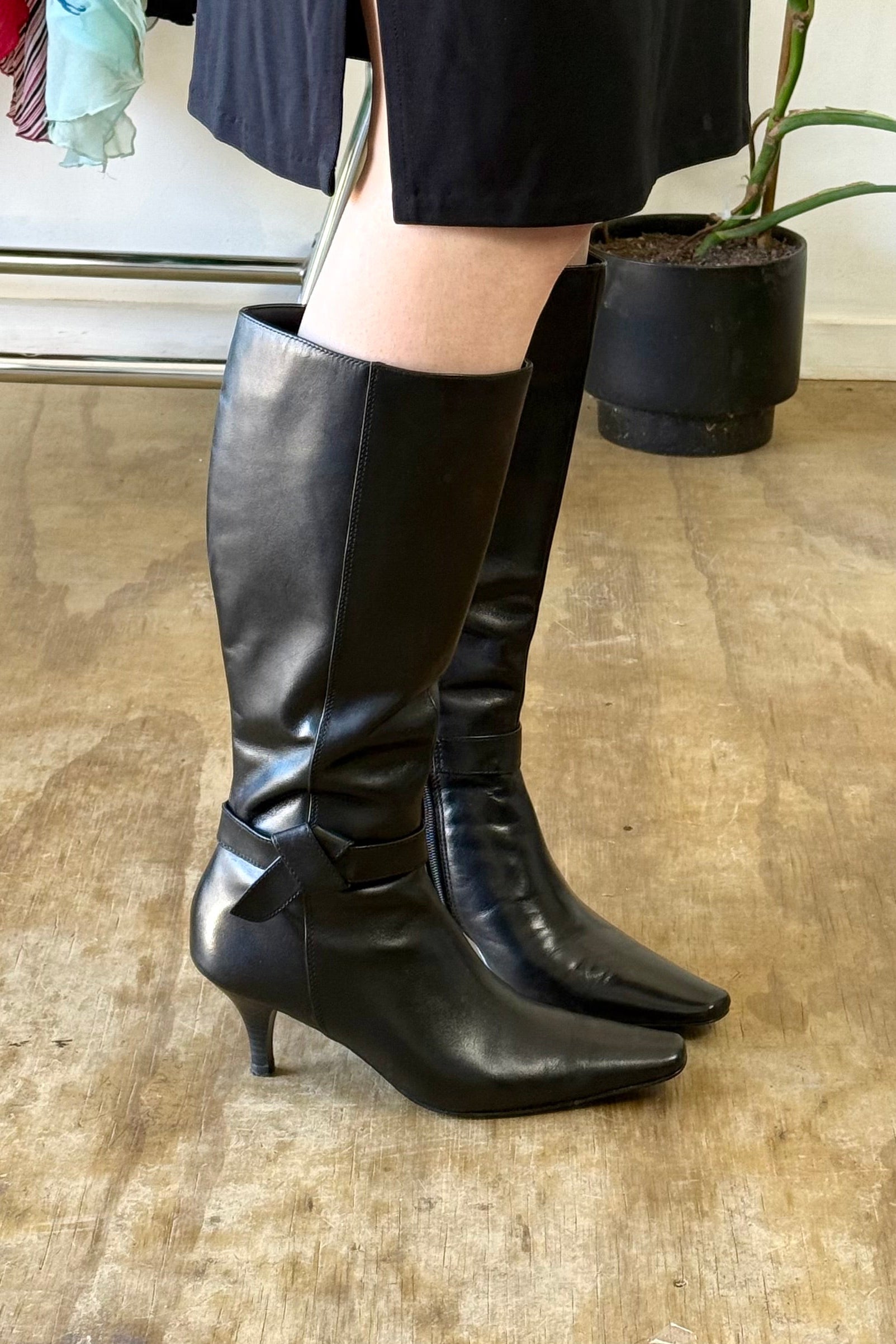 Black Pointed Toe Boots┃Size 8