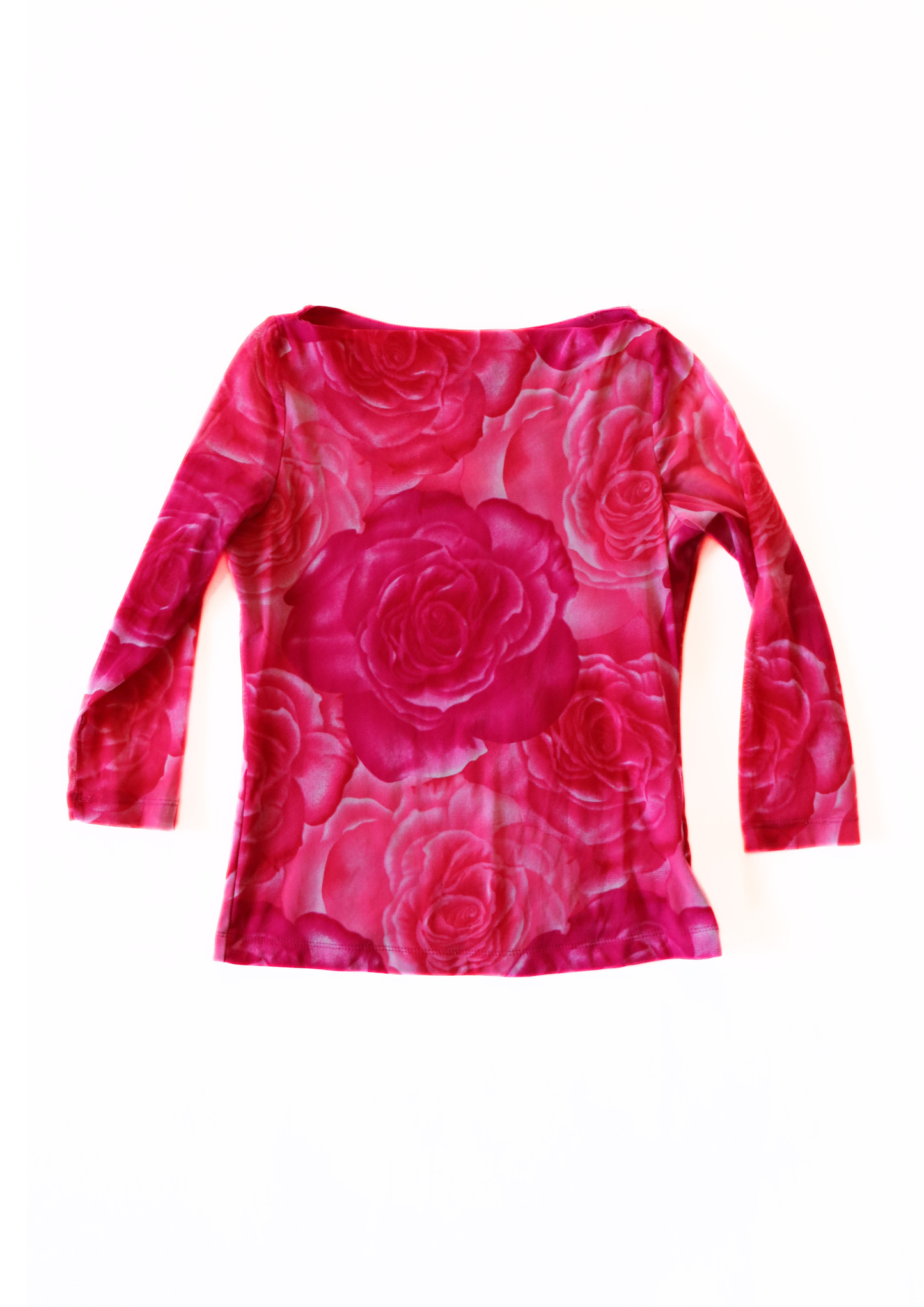 Pink 90s Rose Longsleeve┃Size S