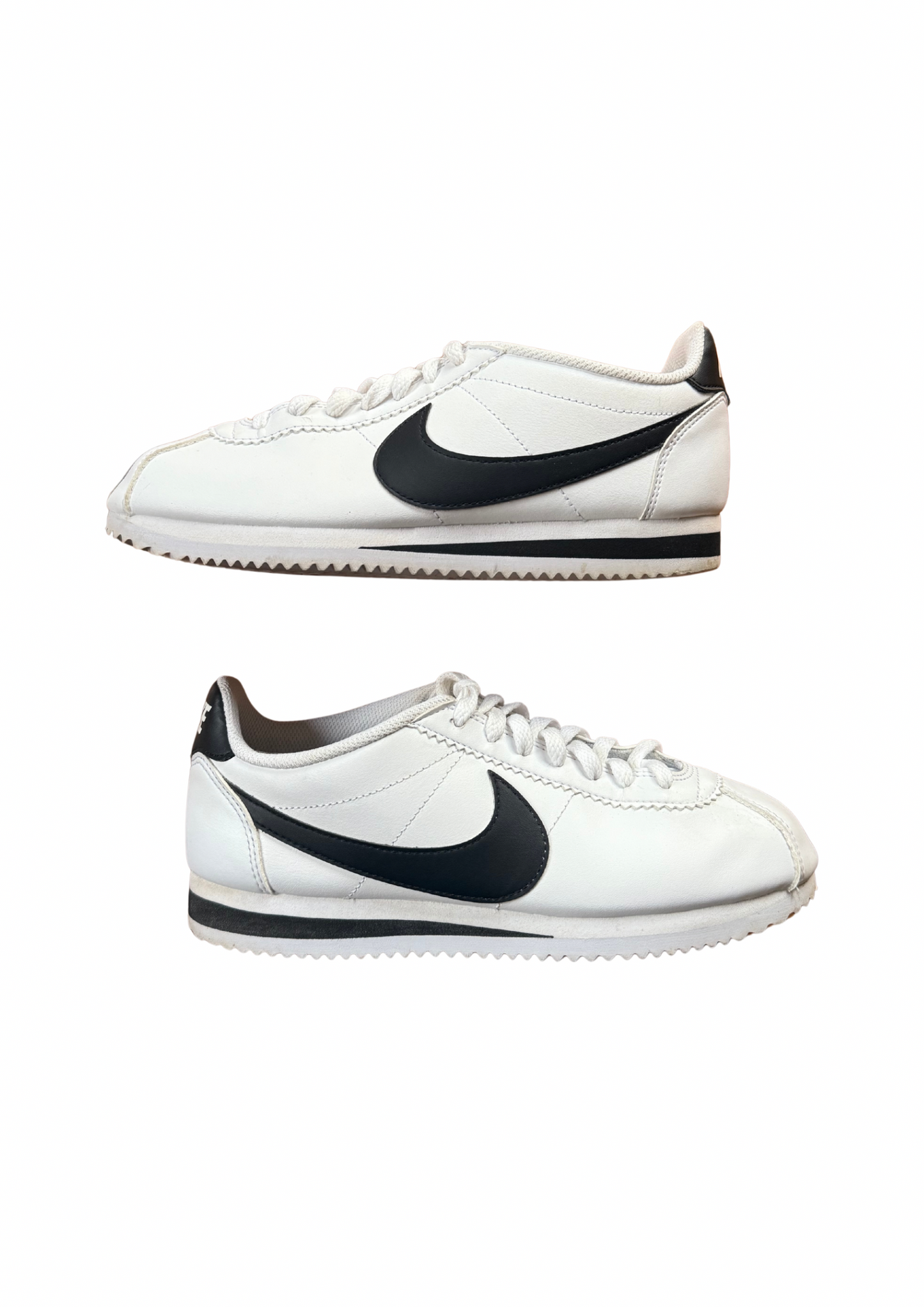 White and Black Nike Cortez┃EU 38