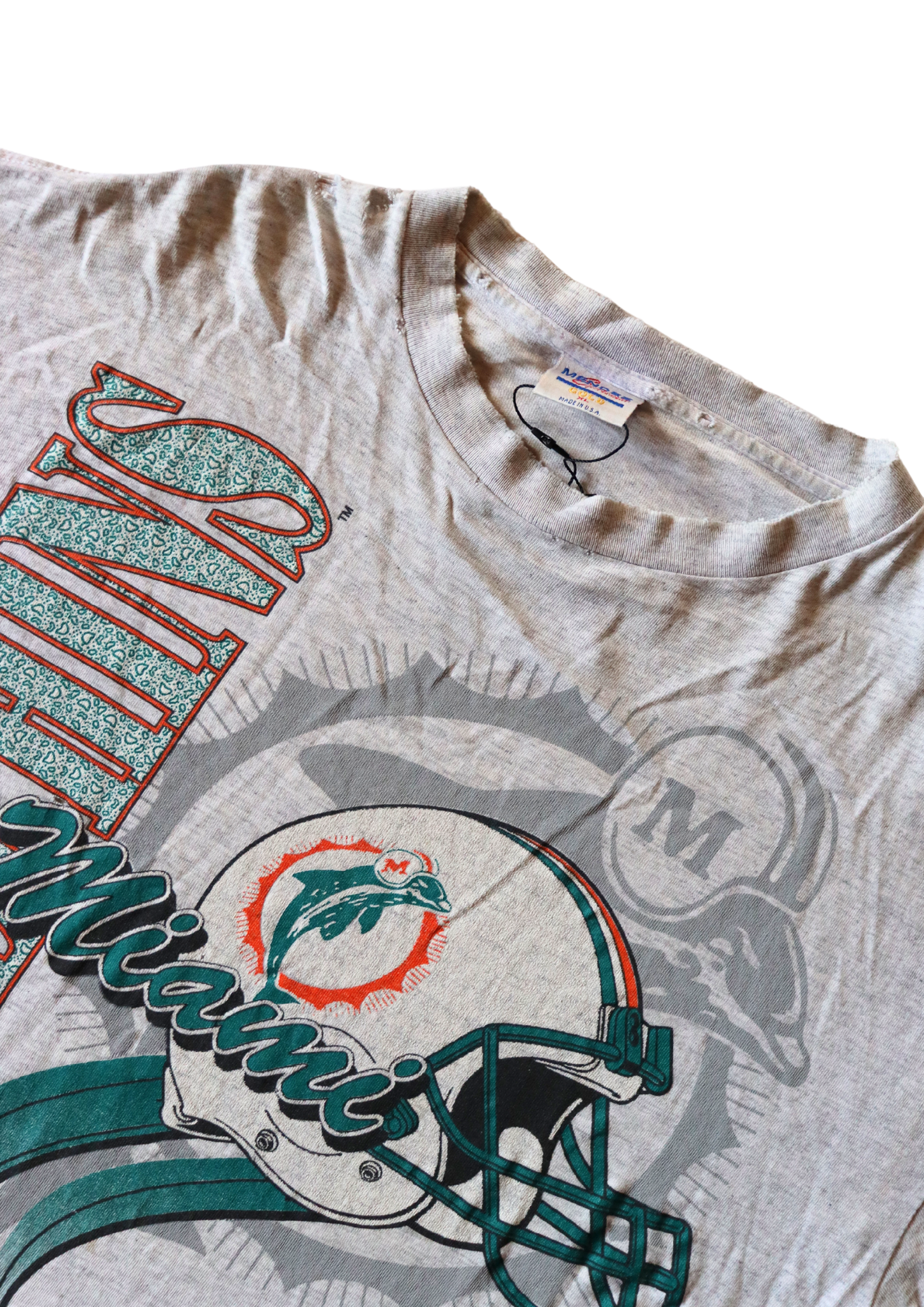 Vintage Dolphins Tee┃Size XL