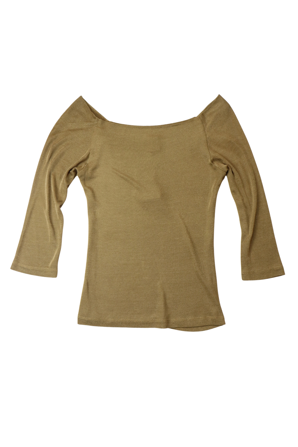 Gold Off The Shoulder Top