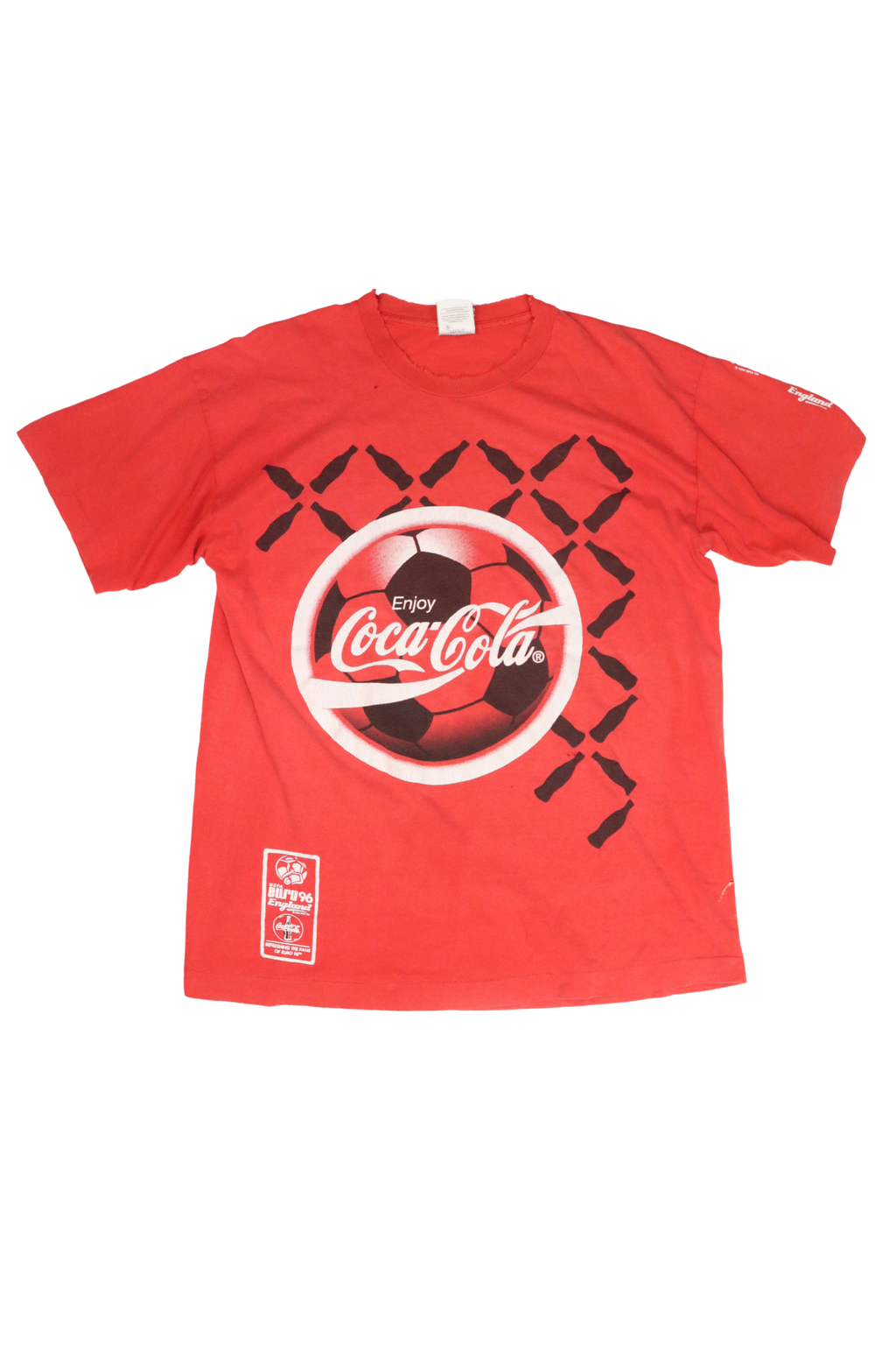 Coca Cola Football Tee┃Size L