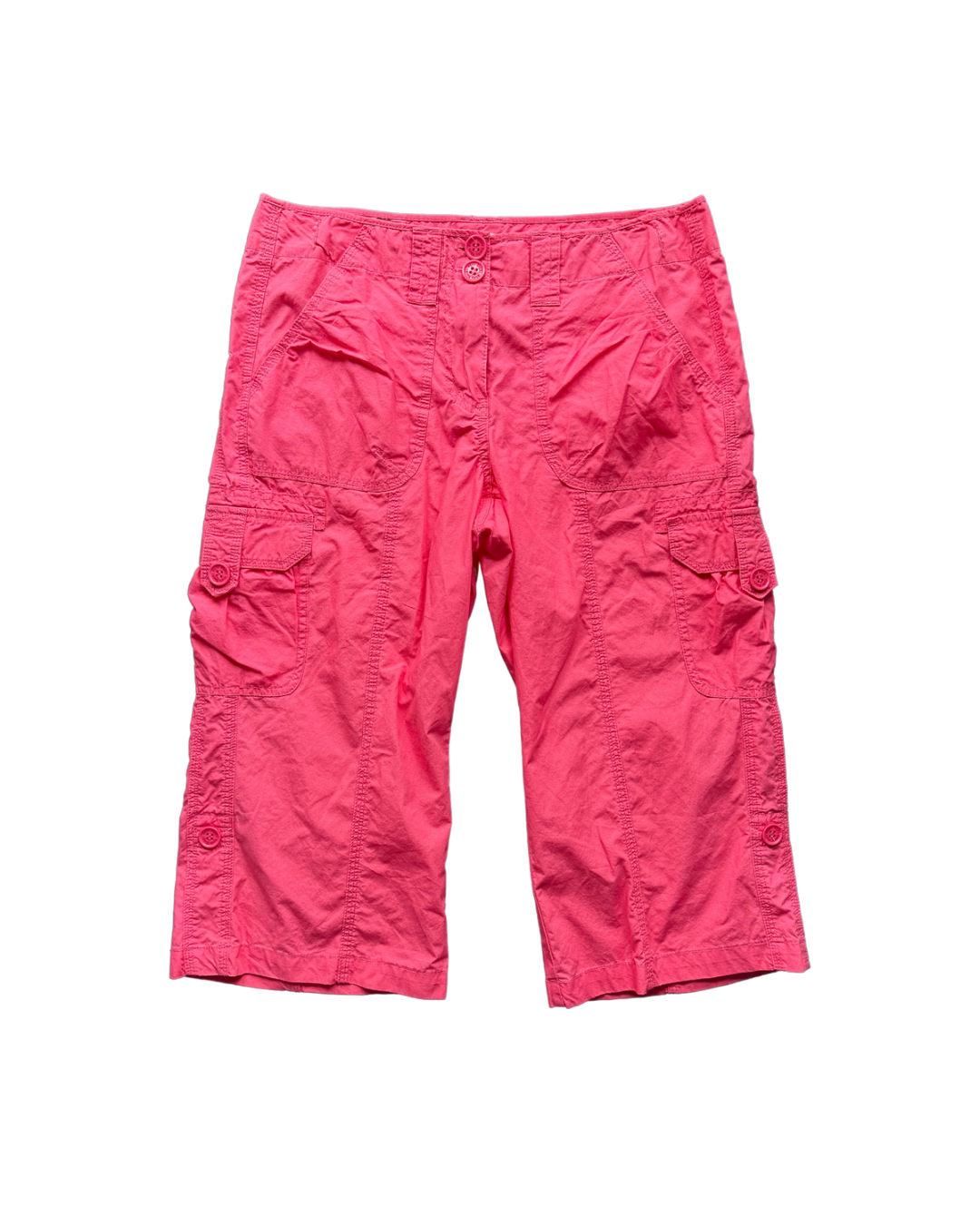 Pink 3/4 Cargo Pants┃Size 10