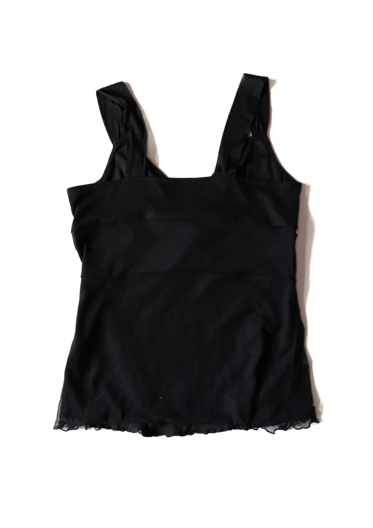 Vintage Black Floral Pagani Tank┃Size 12