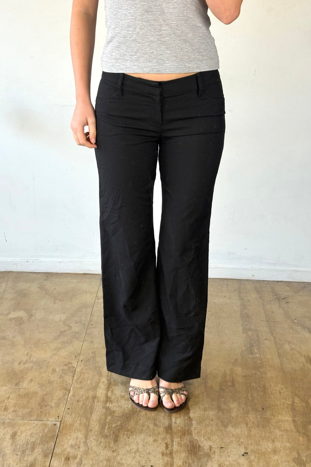 Y2K Black Dresspants┃Size 8