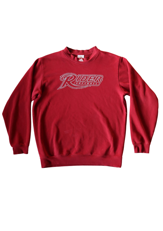Maroon Adidas Riders Football Crew┃Size M