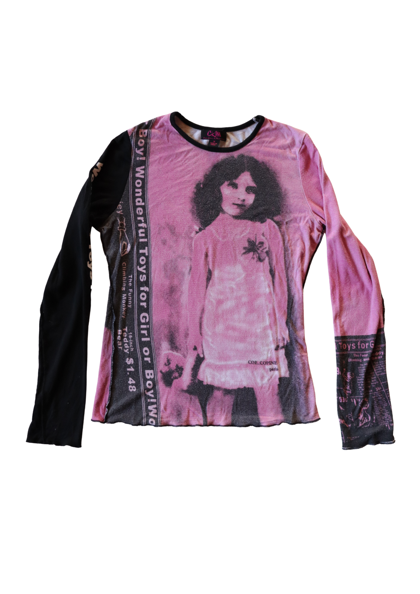 Pink Graphic Longsleeve┃Size M