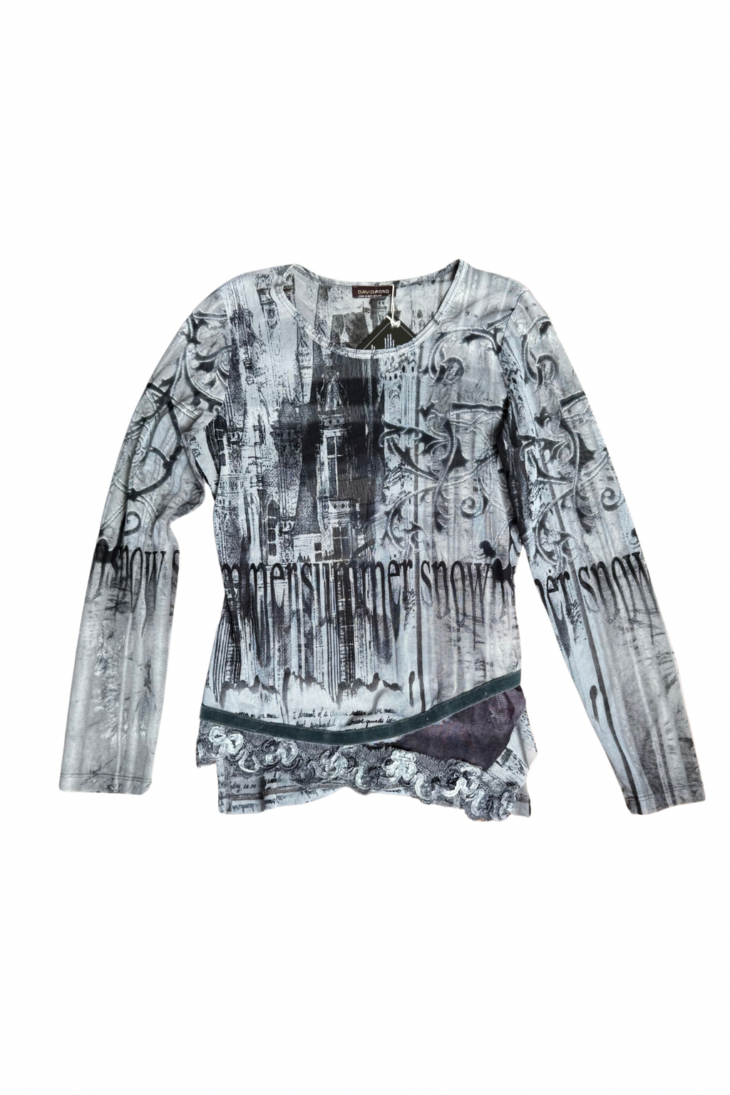 Graphic Mesh Longsleeve┃Size 10