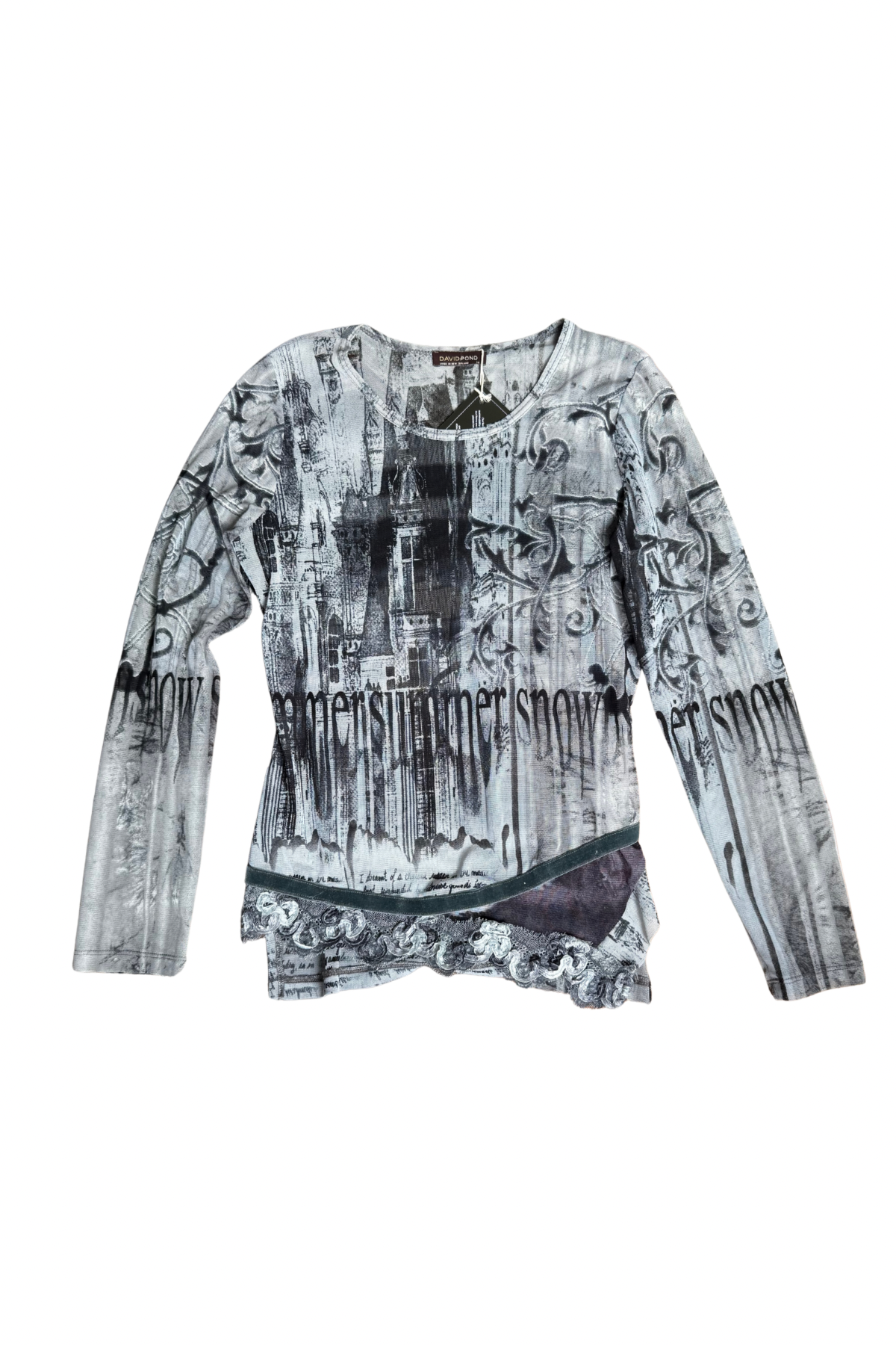 Graphic Mesh Longsleeve┃Size 10