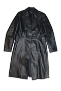 Vintage Leather Trench┃Size 12