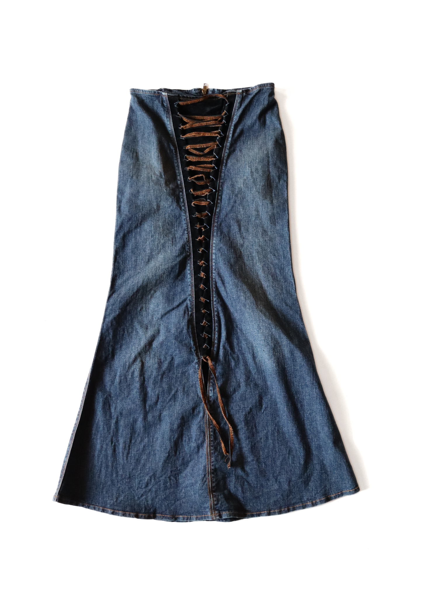 Vintage Bebe Denim Maxi Skirt┃Size 8