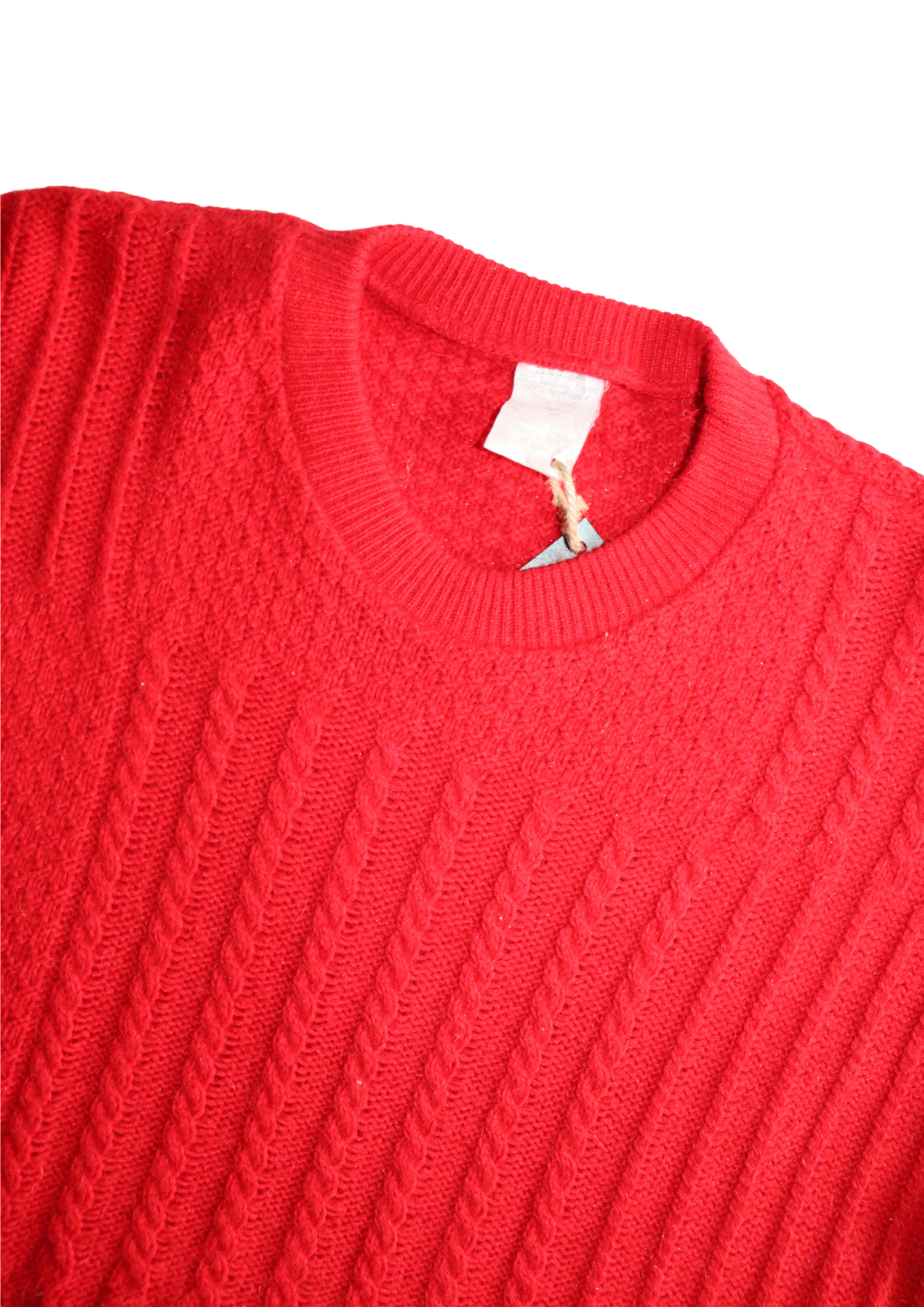 Vintage Red Knit Sweater┃Size L