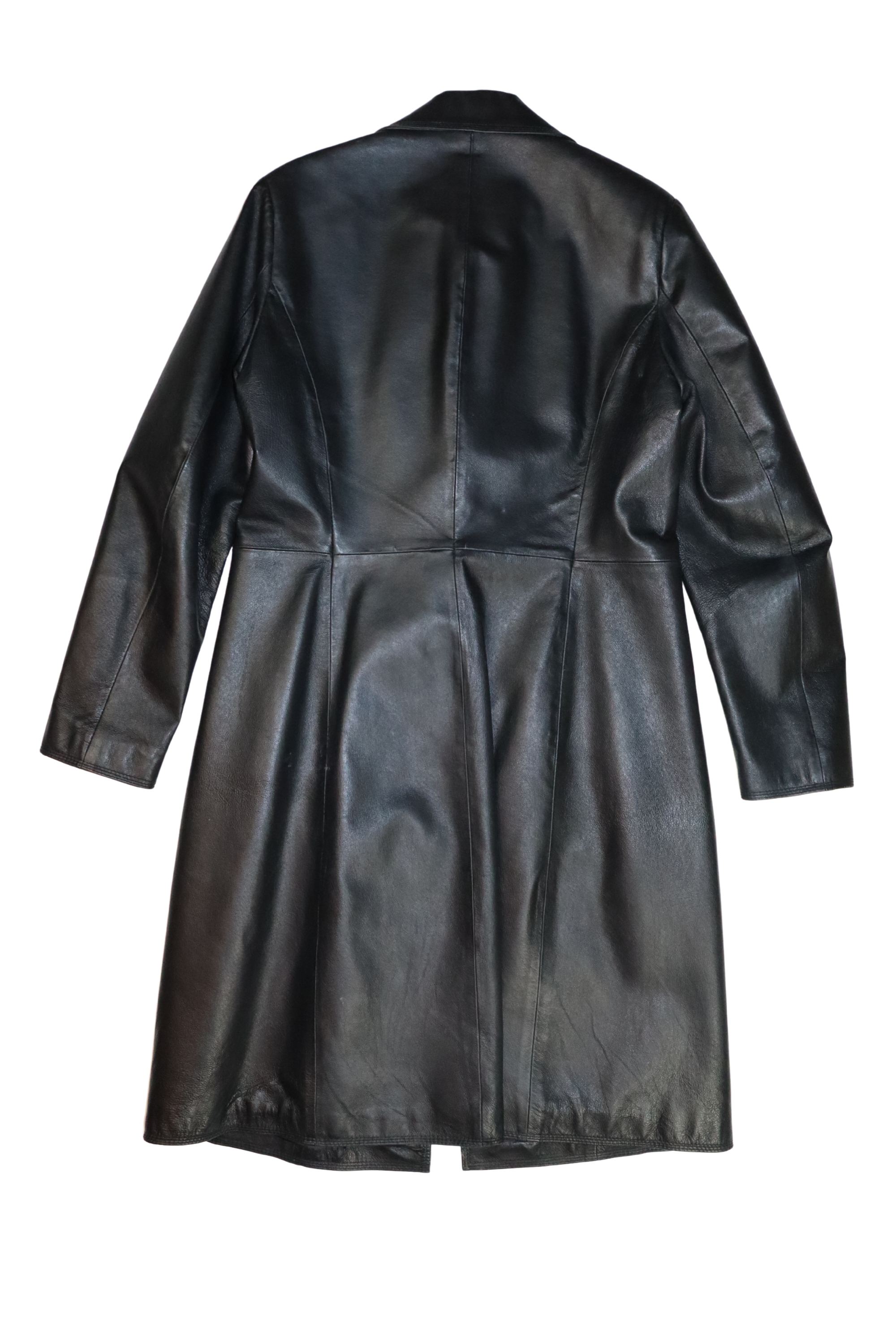 Vintage Leather Trench┃Size 12