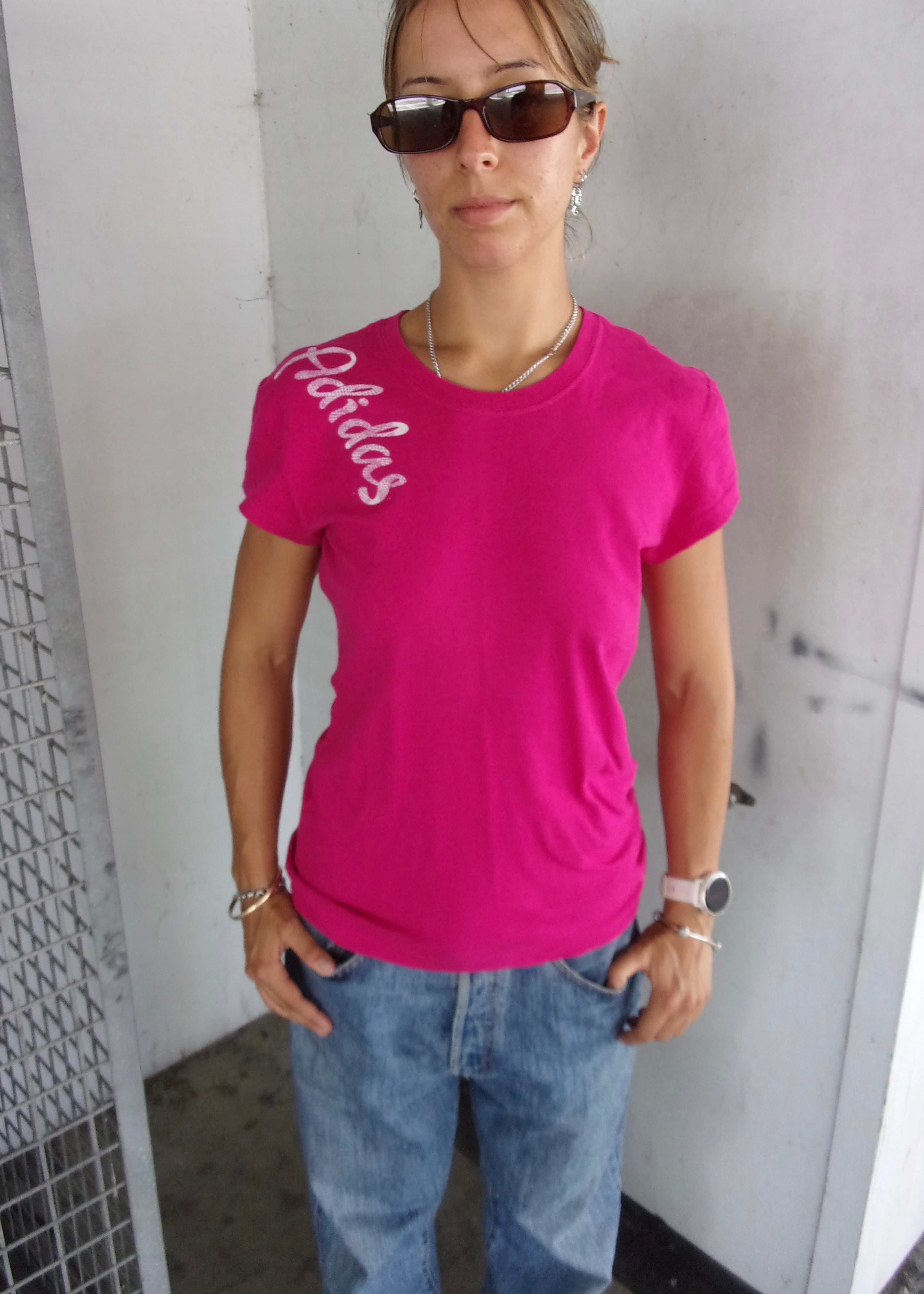 Pink Adidas Tee┃Size M