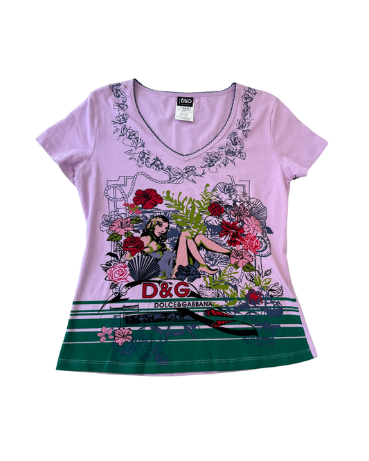 D&G Purple Tee┃Size M