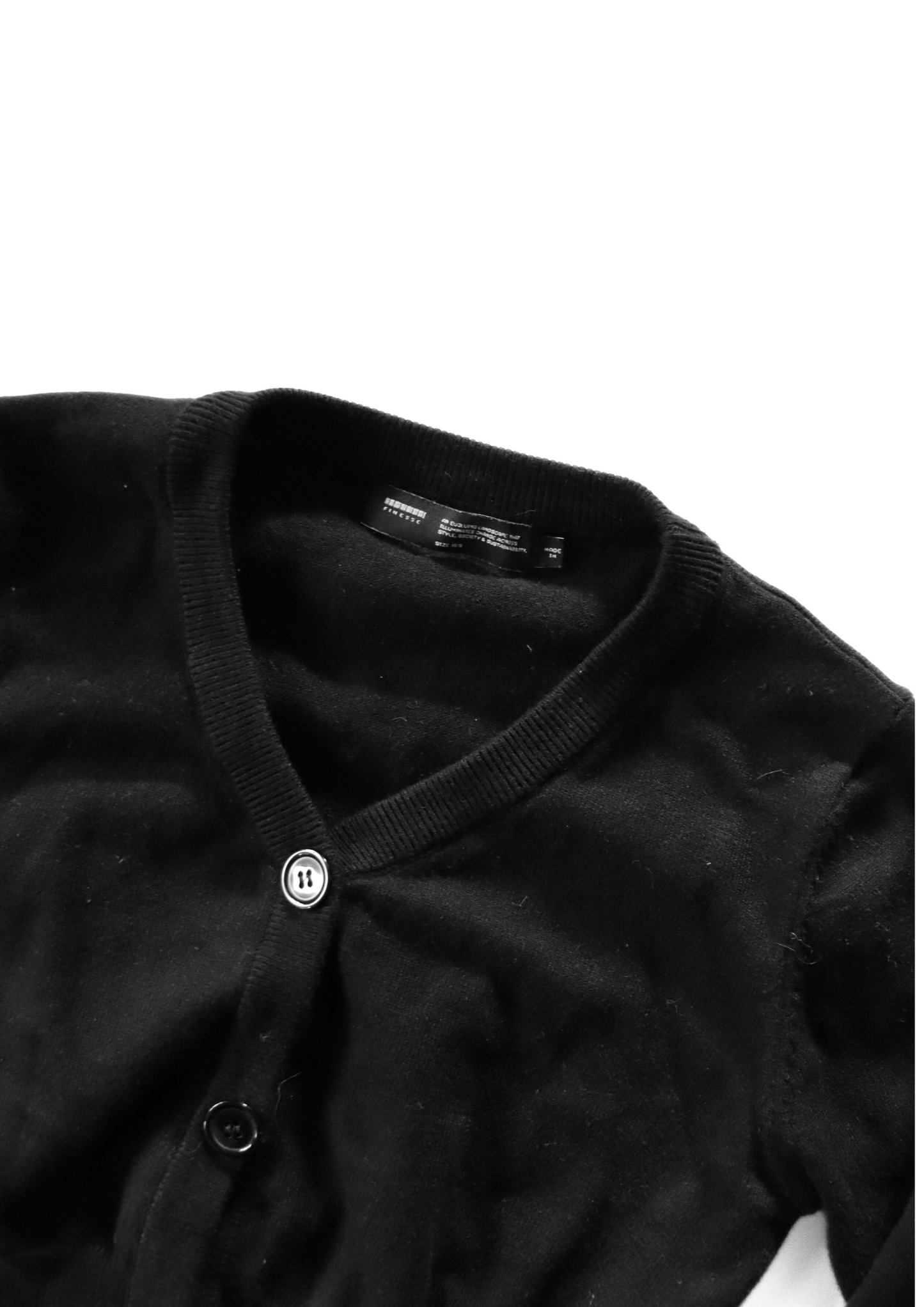 Black Cropped Cardigan┃Size XS