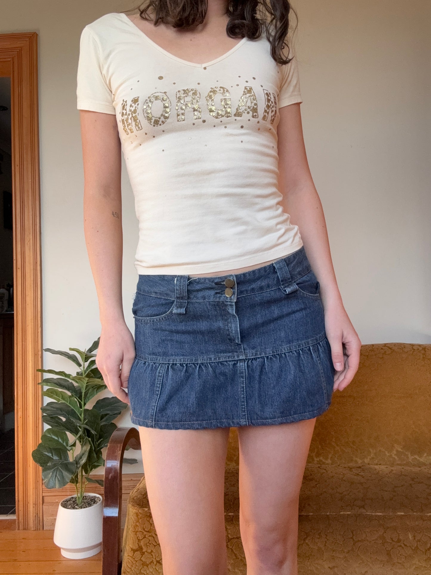 Marc Jacobs Denim Mini Skirt┃Size 6