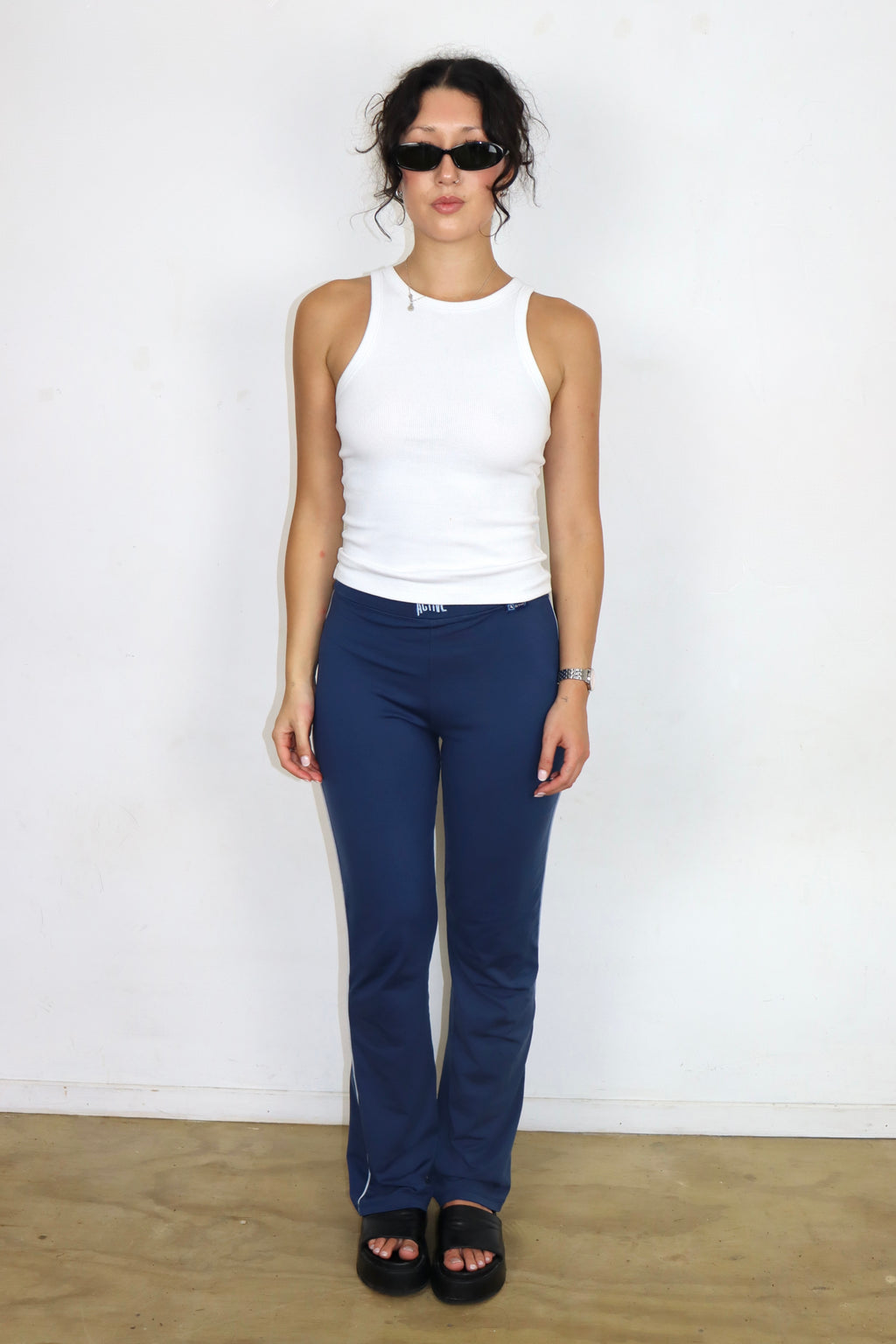 Blue 90s Activewear Pants┃Size 12