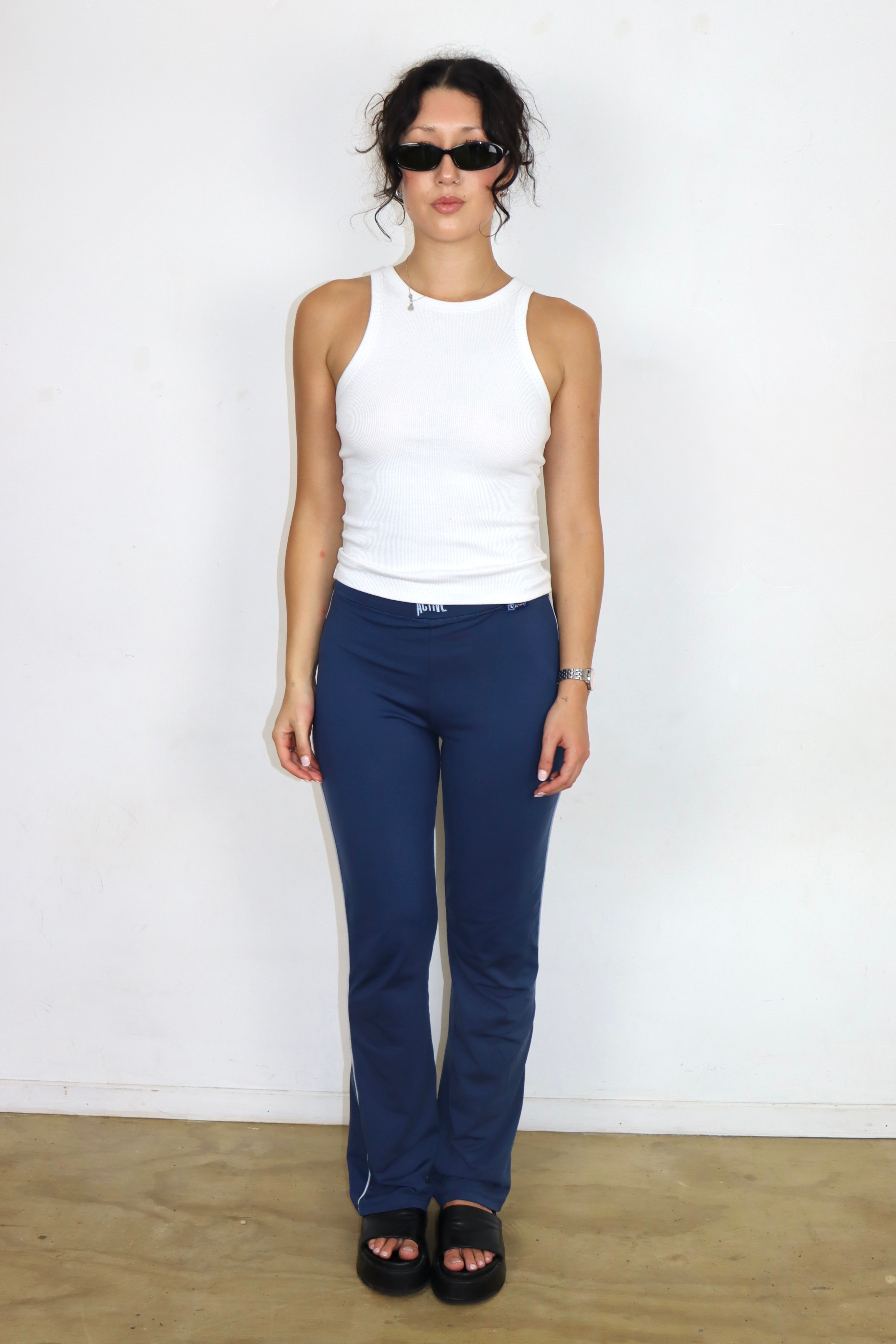 Blue 90s Activewear Pants┃Size 12