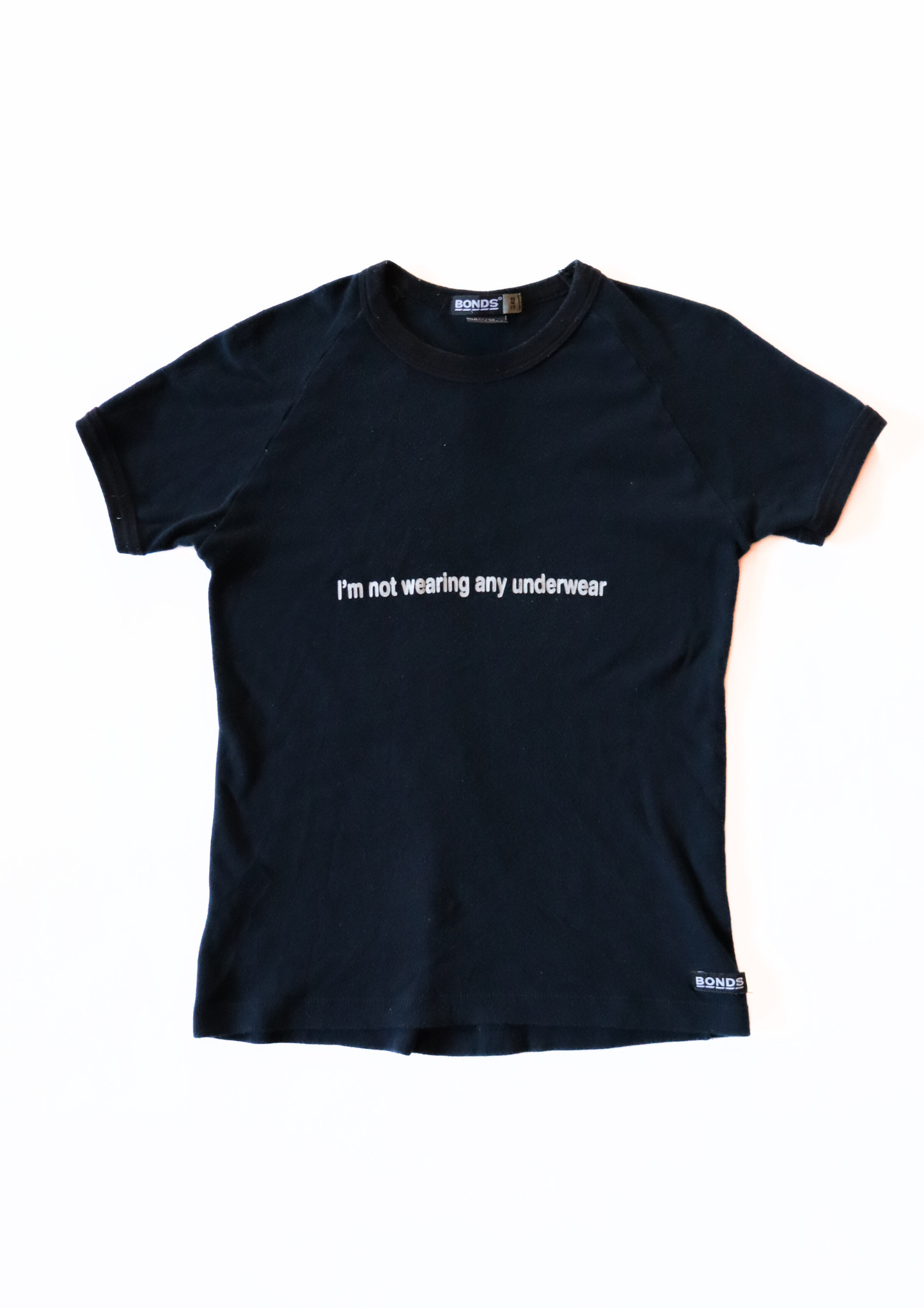 Vintage I'm Not Wearing Underwear Tee┃Size XS