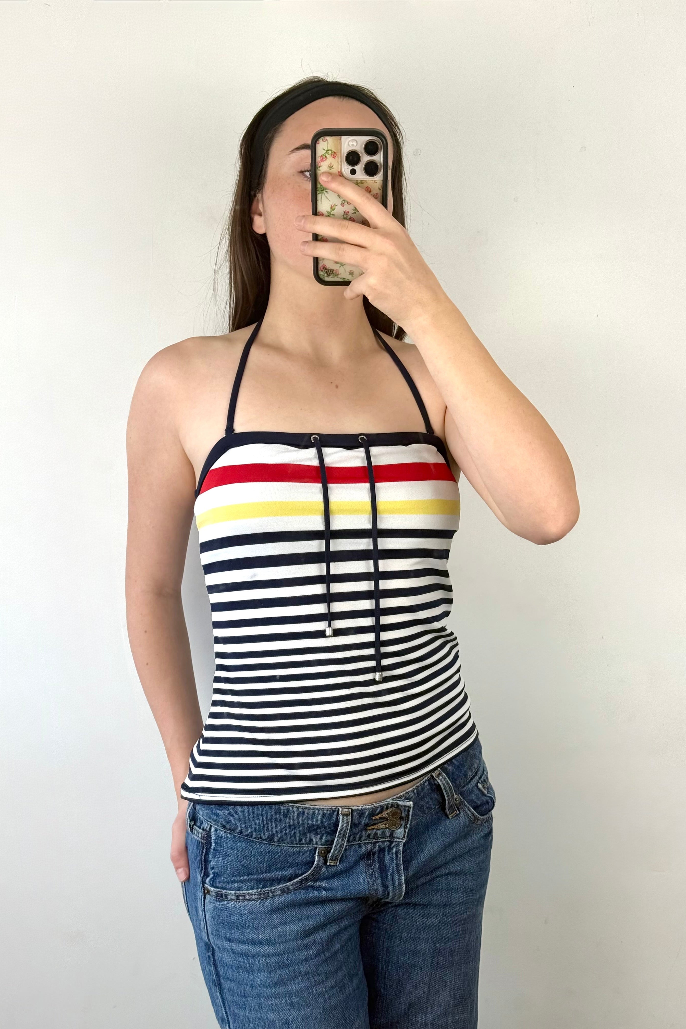 Striped Nautica Halter | Size 10