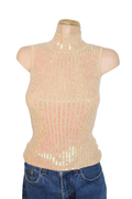 90s Sequin Turtleneck Tank