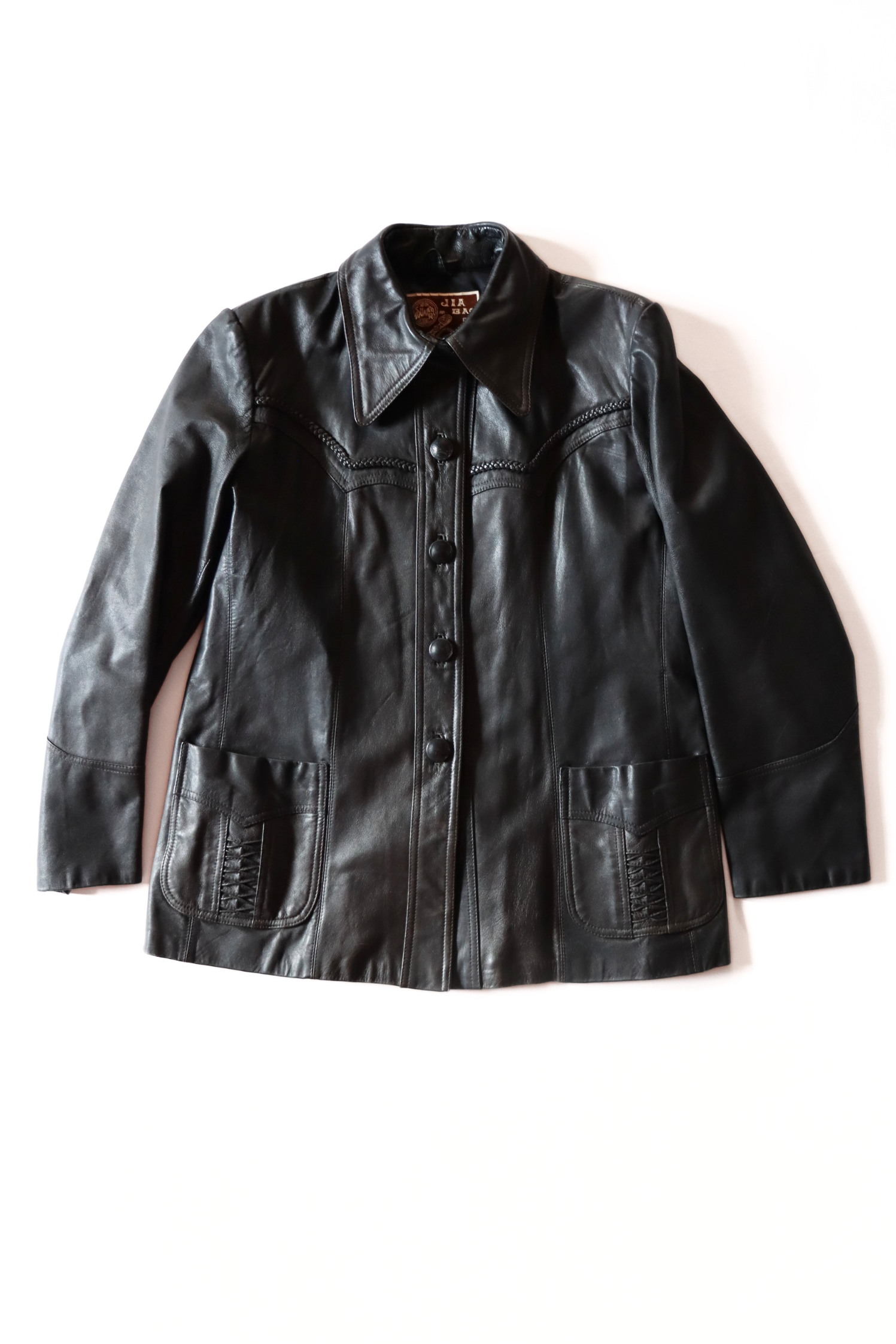 Vintage Western Style Leather Jacket