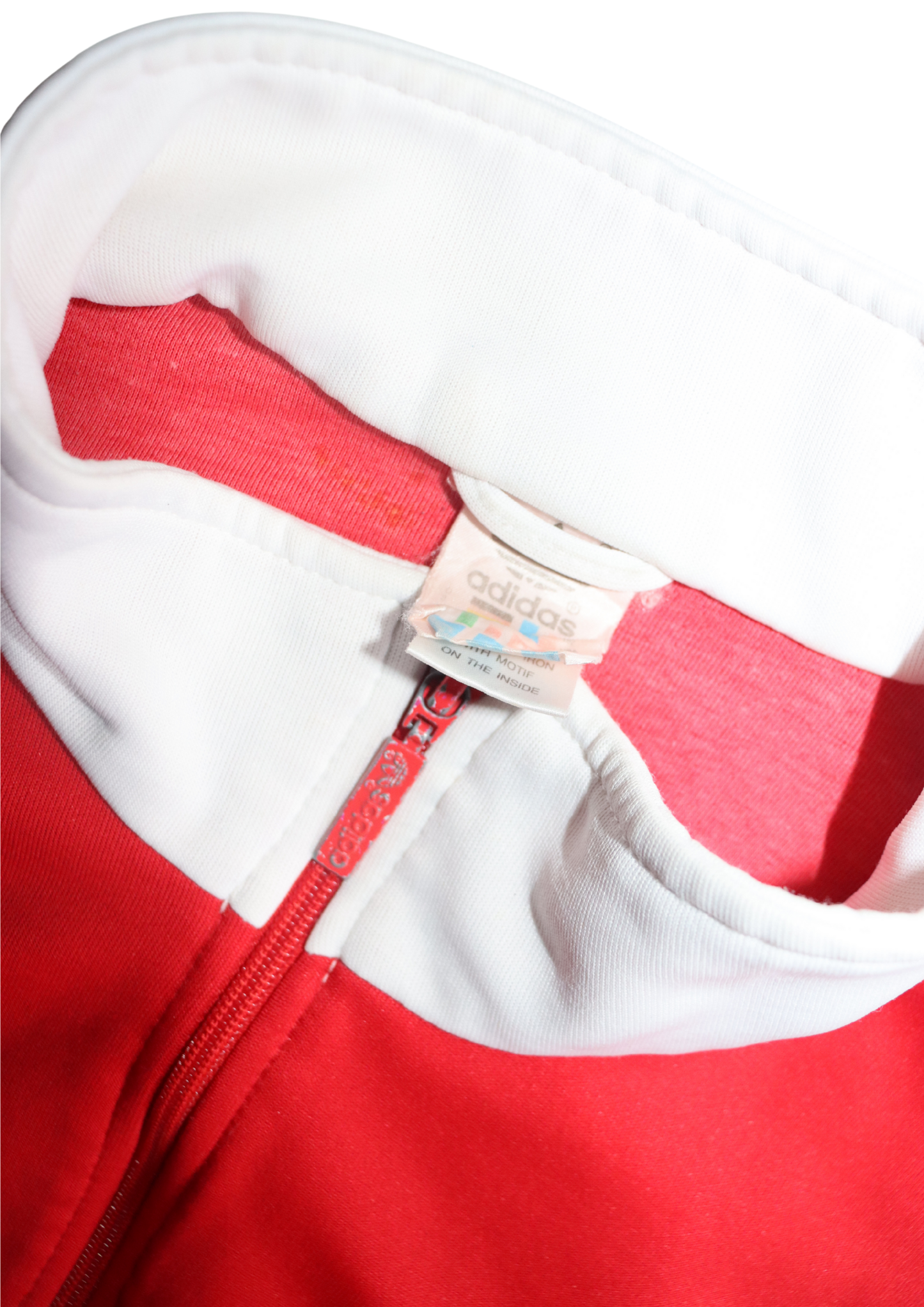 Red Vintage Adidas Zip-up┃Size M