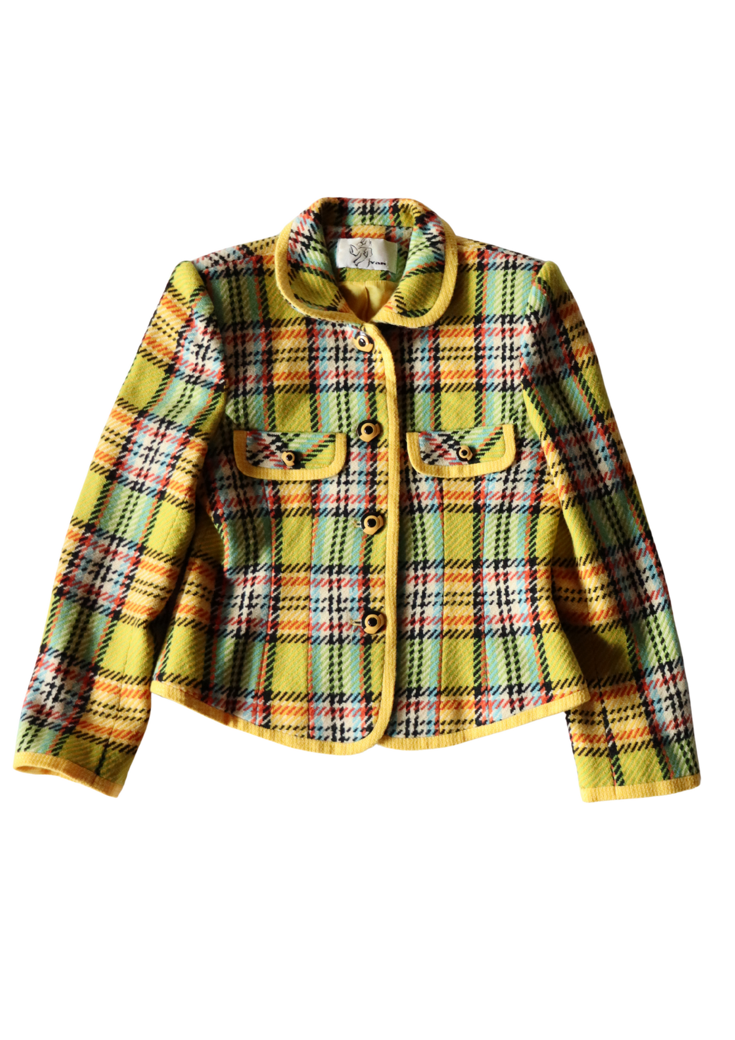 Yellow Plaid Jacket