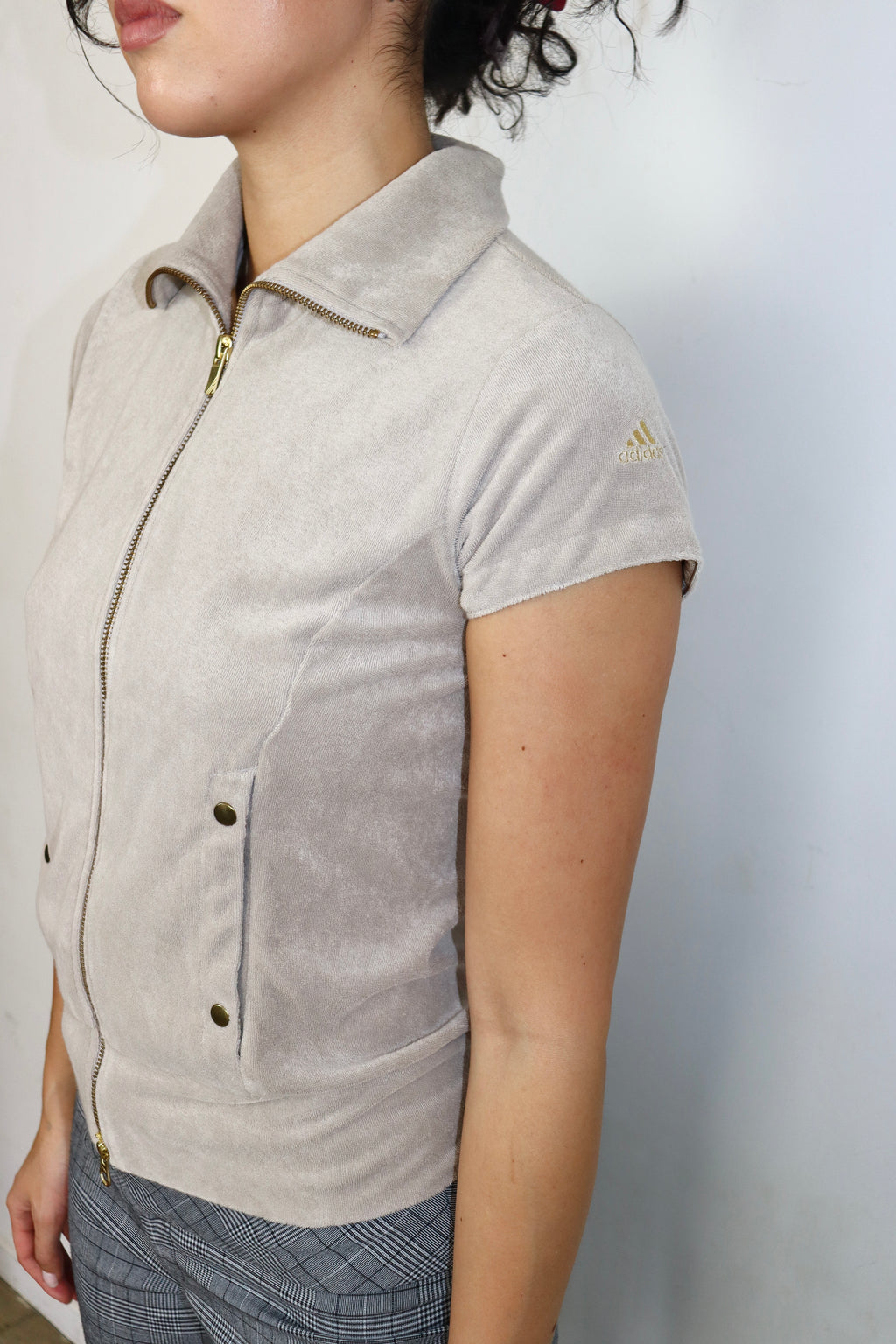 Vintage Beige Adidas Vest┃Size 10
