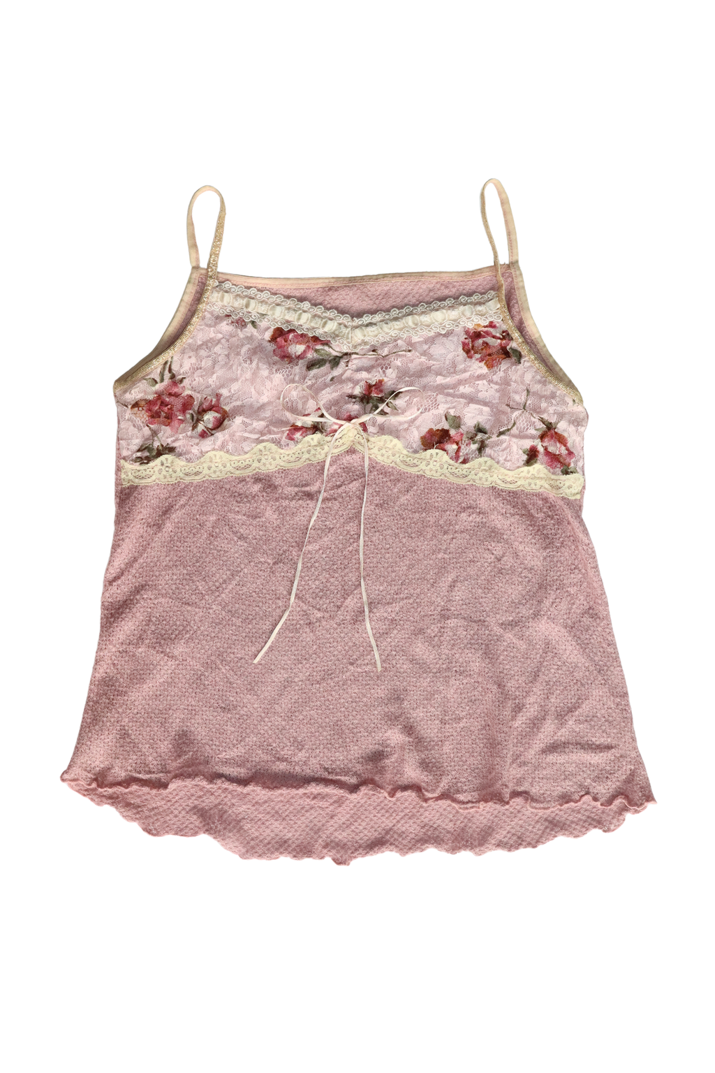 Pink Floral Singlet