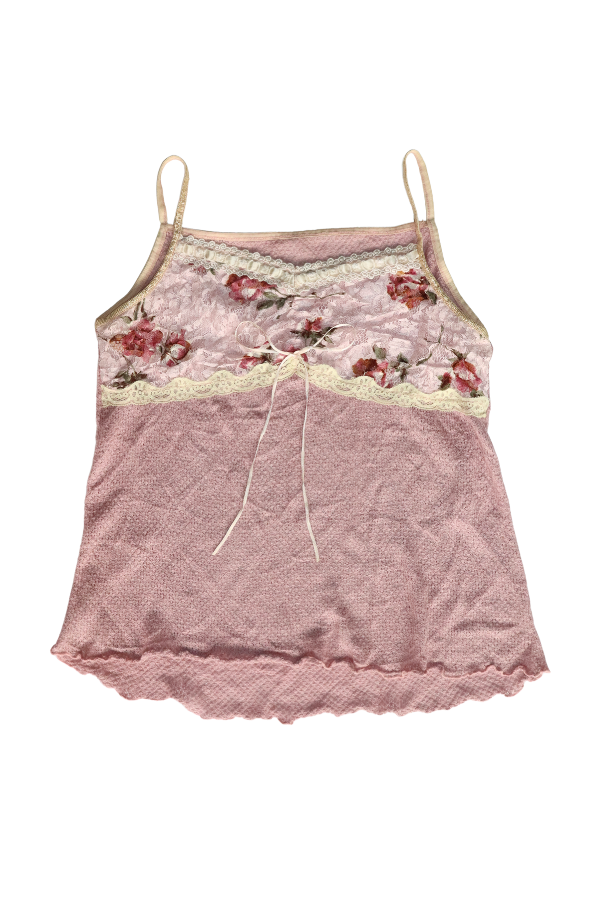 Pink Floral Singlet