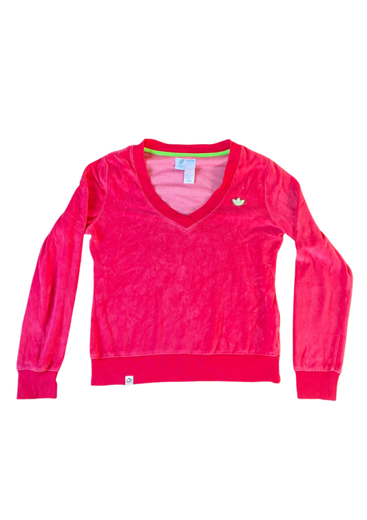 Vintage Pink V Neck Sweater | Size 8