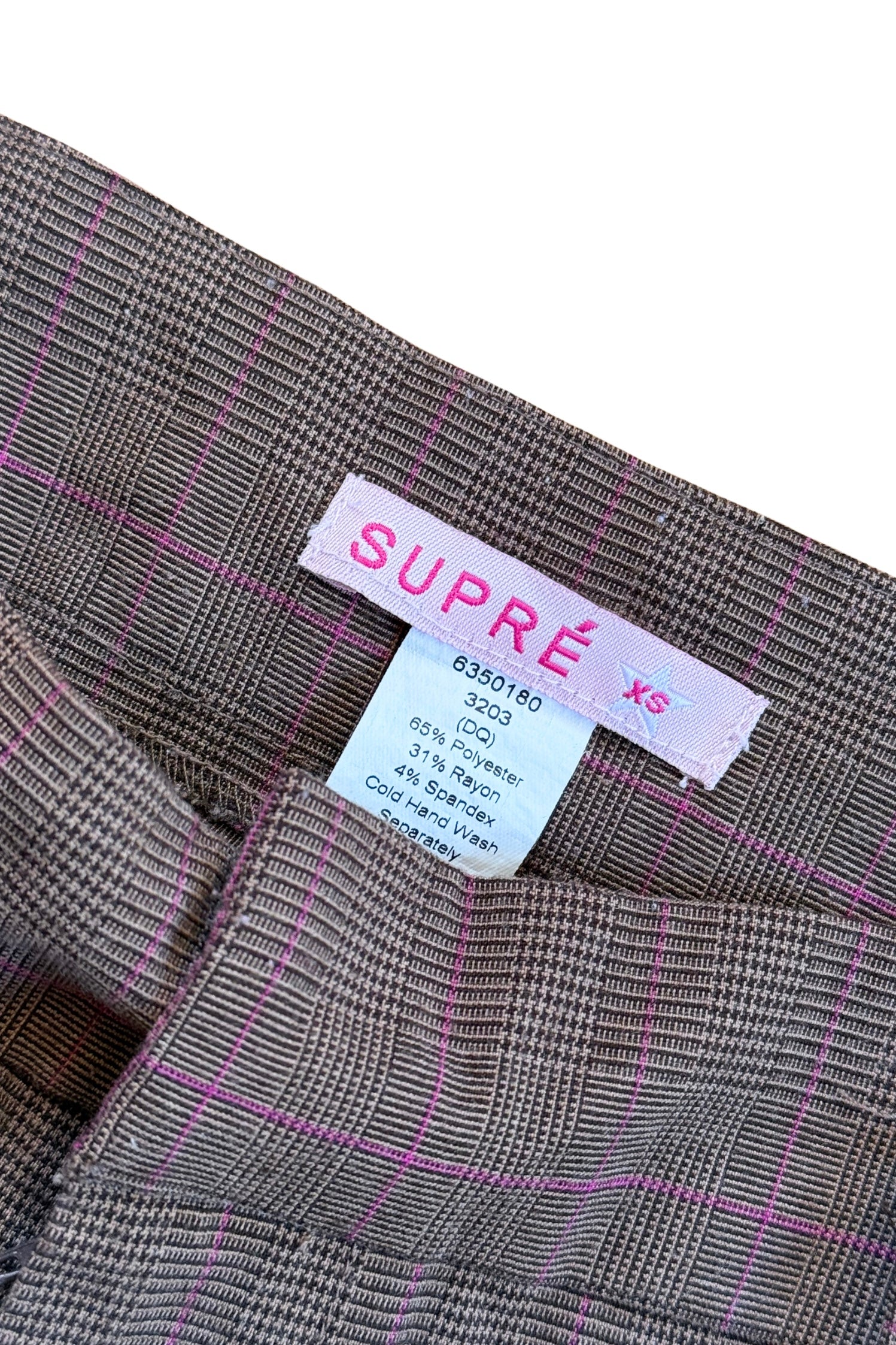 Y2K Brown 3/4 Pants┃Size XS