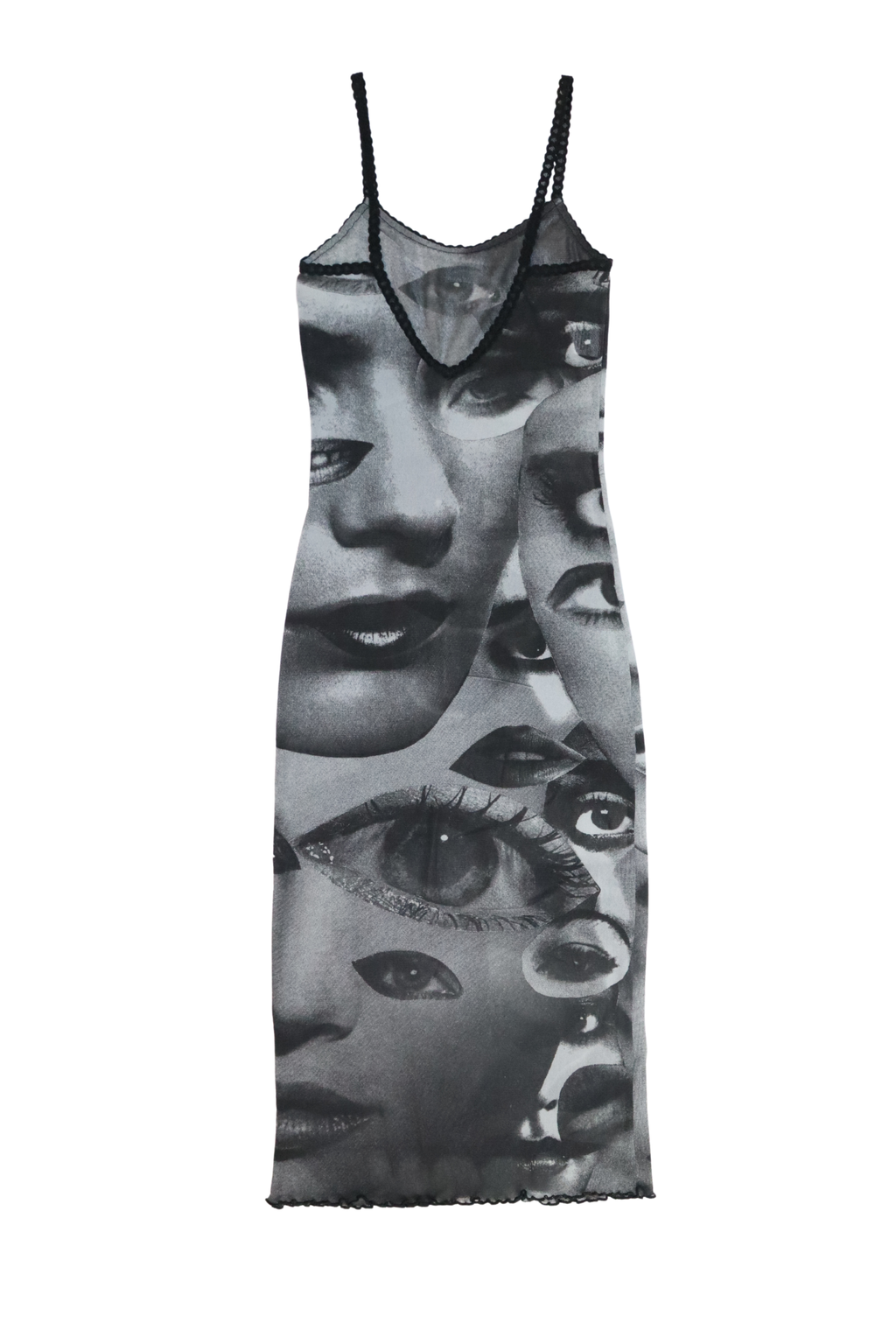 Vintage Mesh Face Dress┃Size S