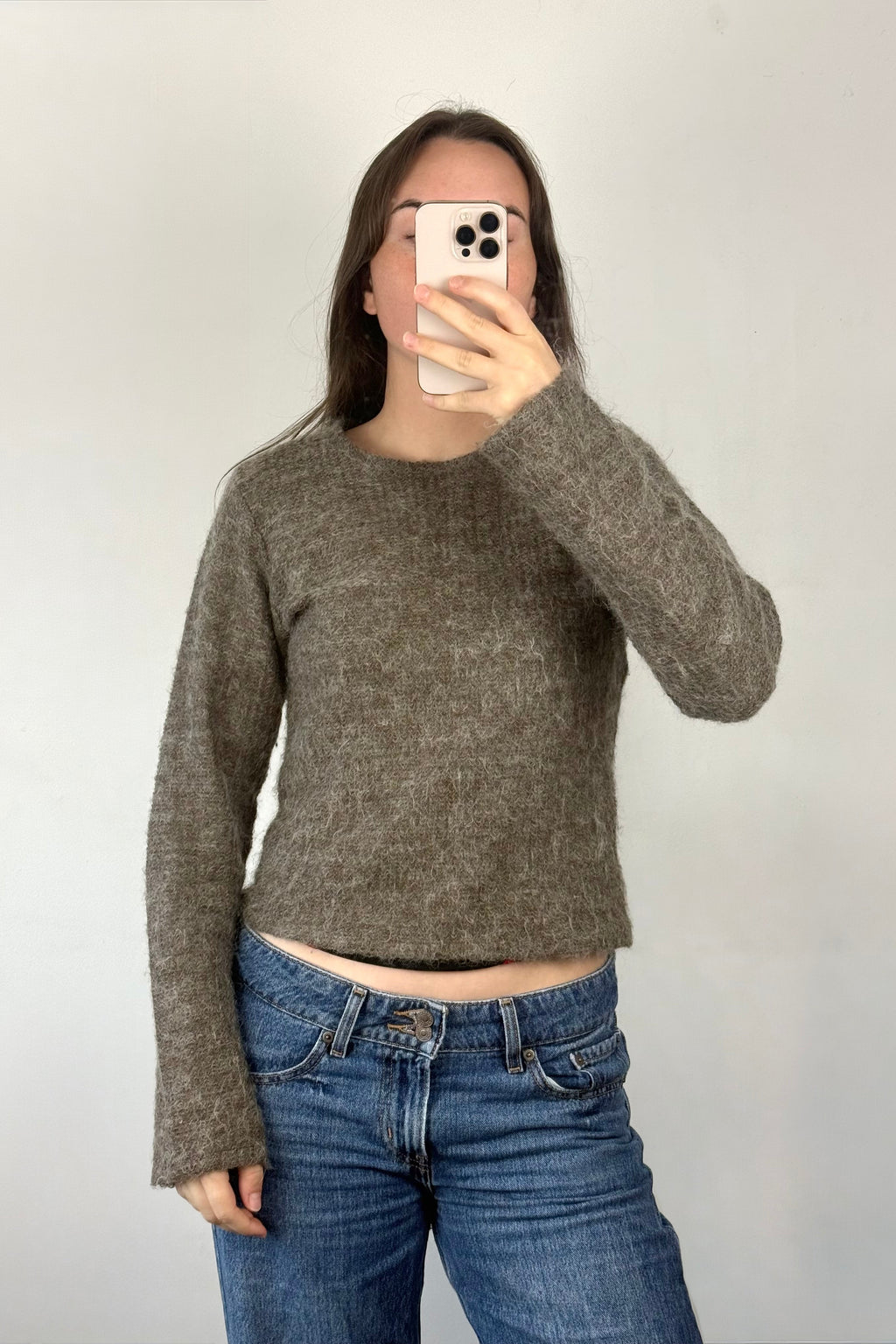 Vintage Brown Knit┃Size M