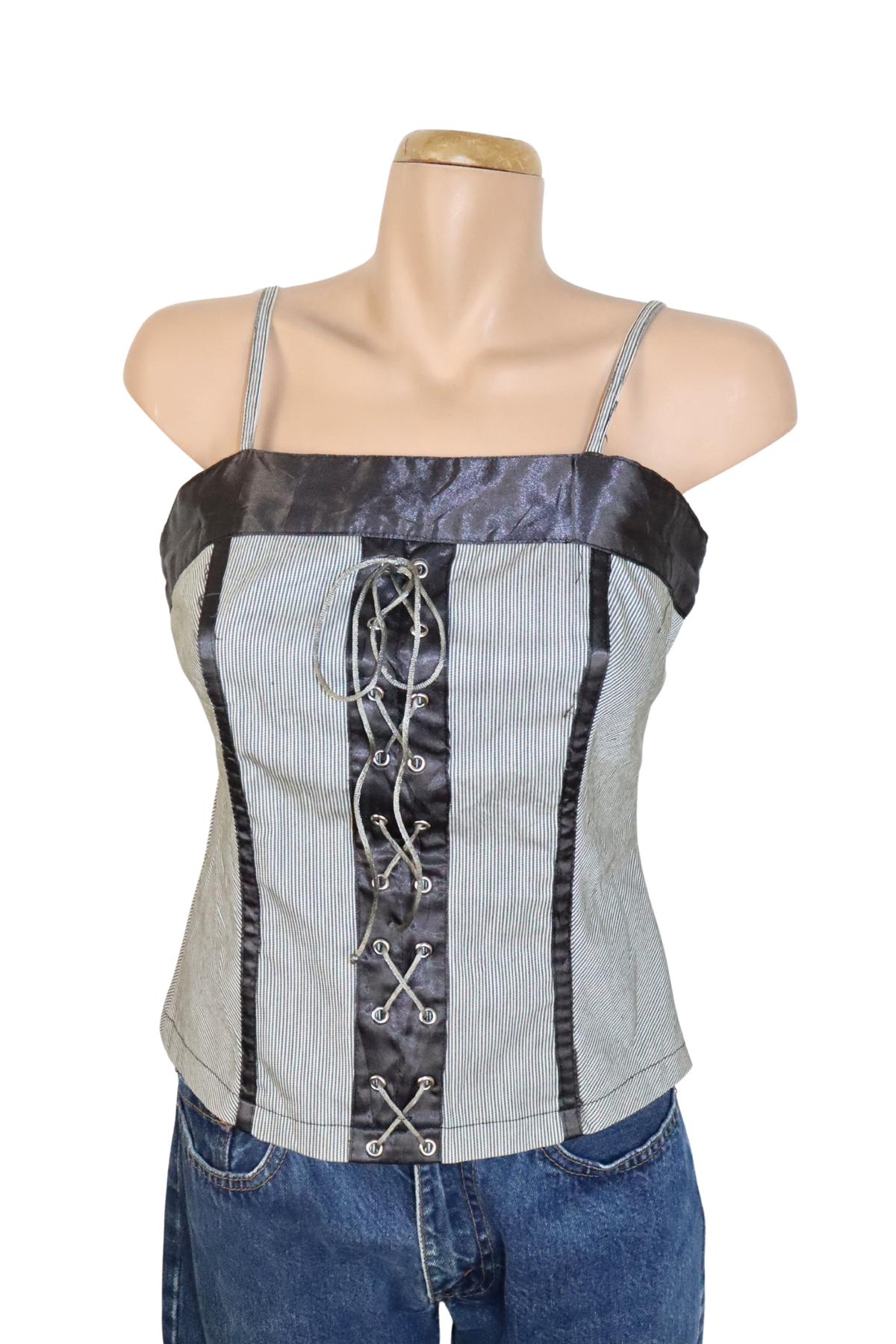Y2K Lace Up Singlet