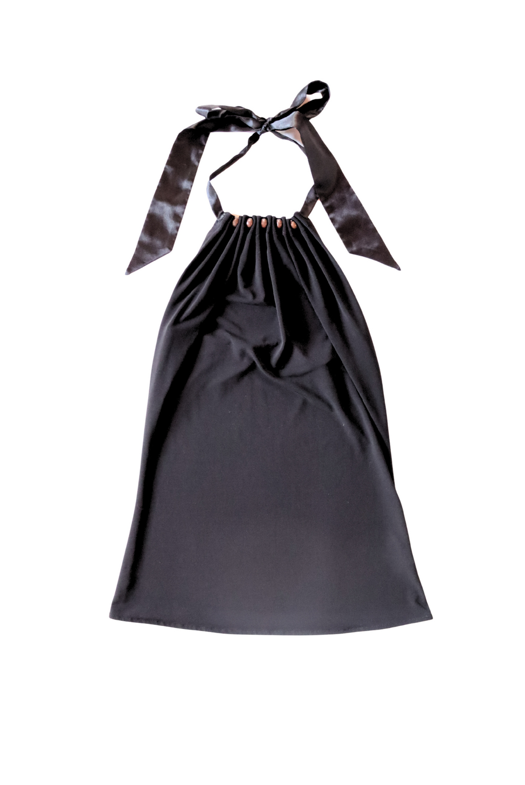 Black Beaded Halterneck┃Size 12