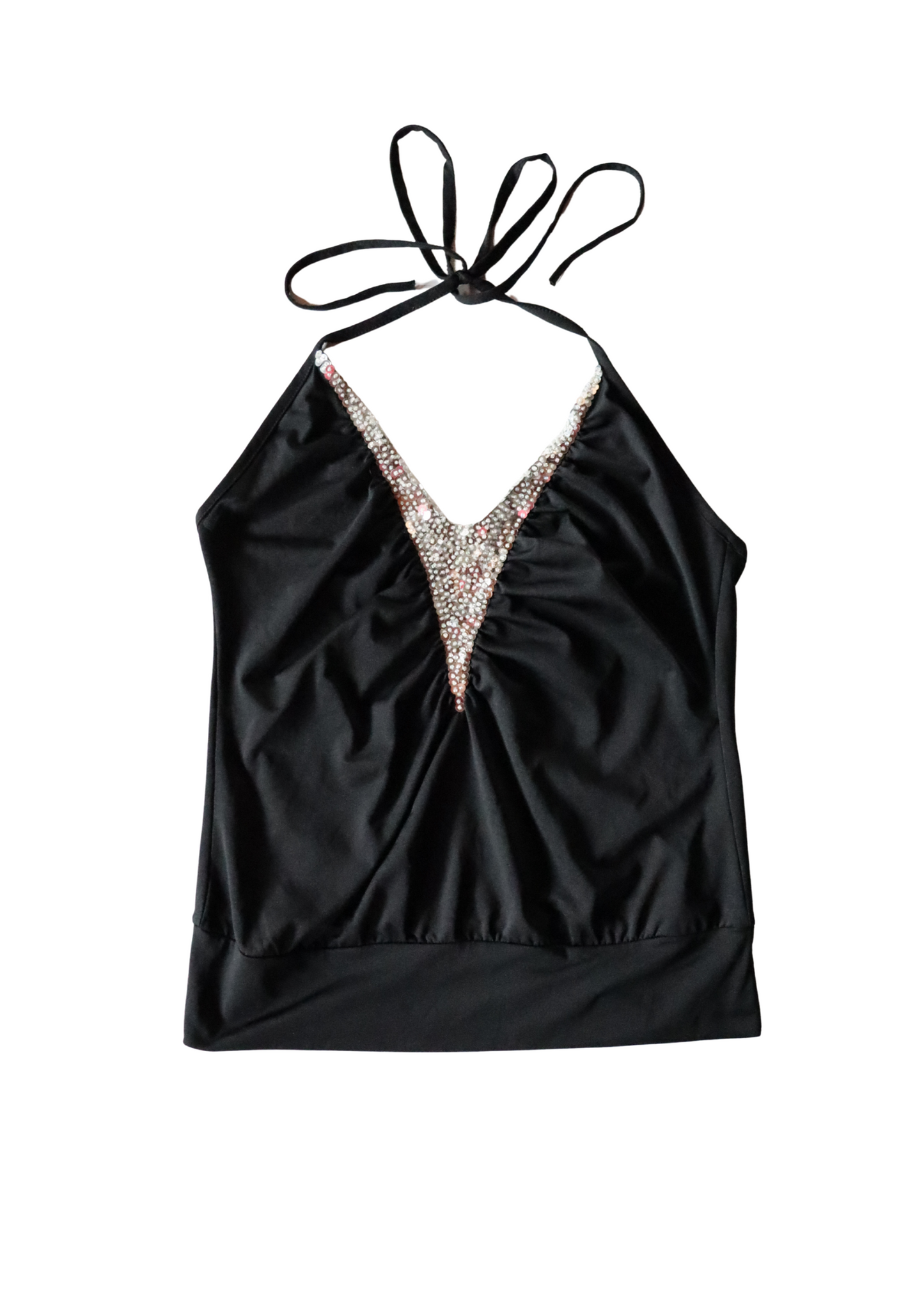 Sequin Halter Top