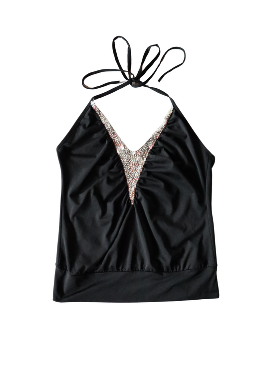 Sequin Halter Top