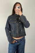 Y2K Denim Zip Jacket