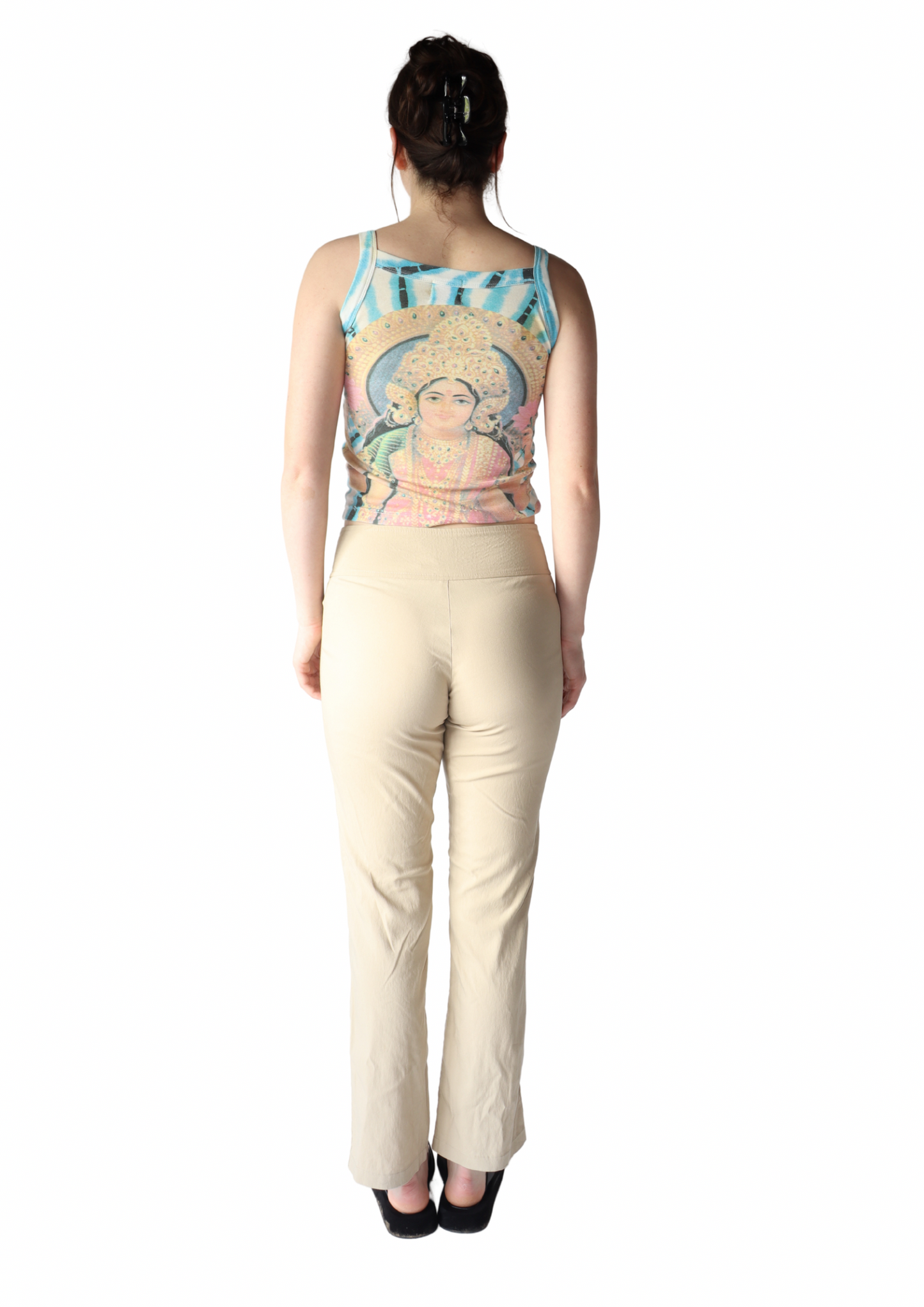 Beige Straight Leg Morgan De Toi Pants