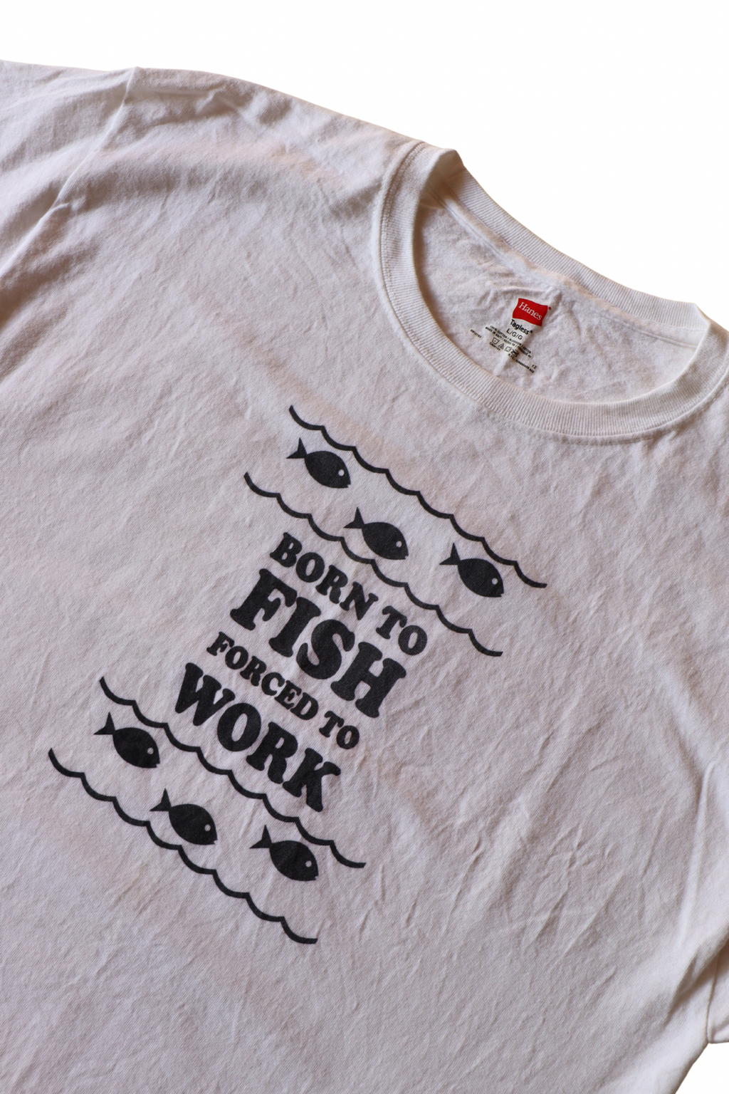 Born To Fish Tee┃Size L
