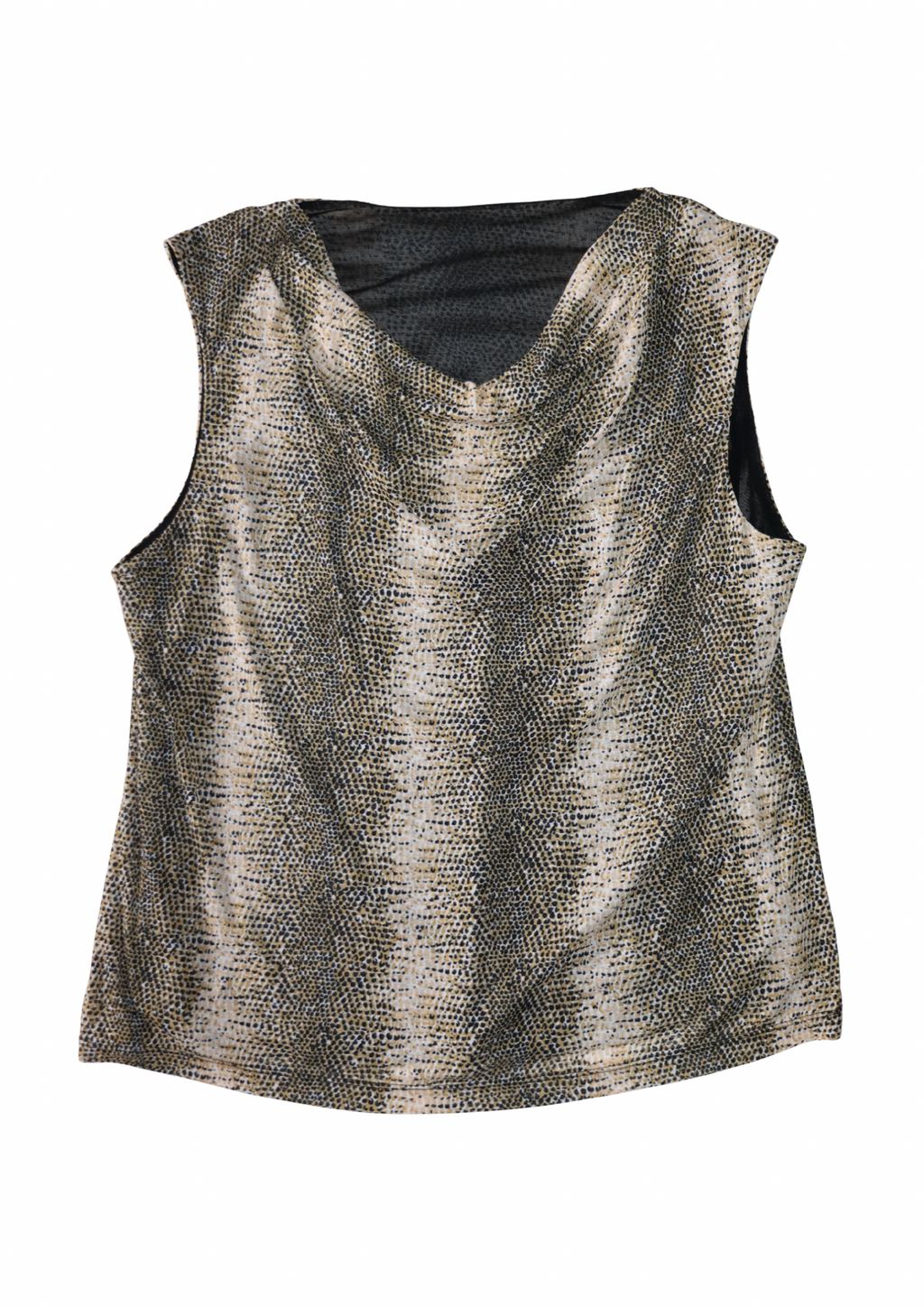 Beige and Black Cowlneck┃Size XL