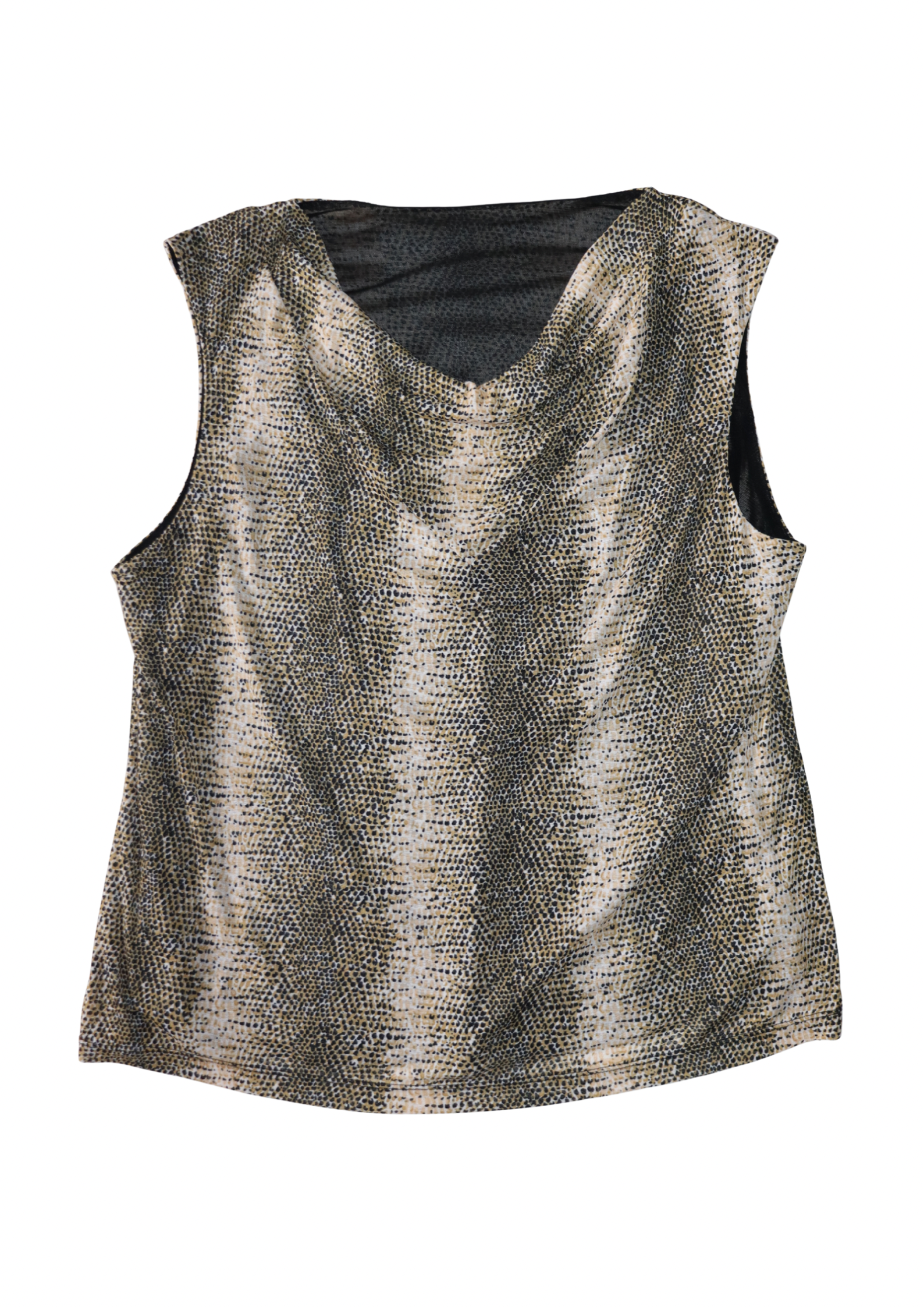 Beige and Black Cowlneck┃Size XL
