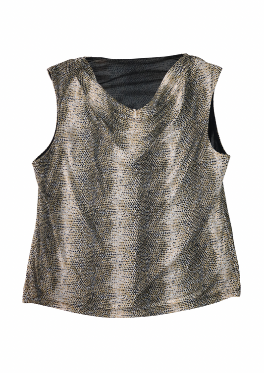 Beige and Black Cowlneck┃Size XL