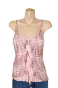 Pink Crochet Singlet