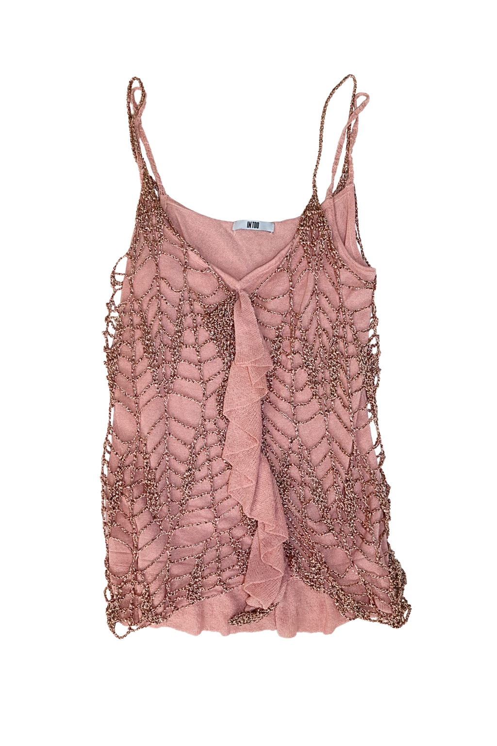 Pink Crochet Singlet