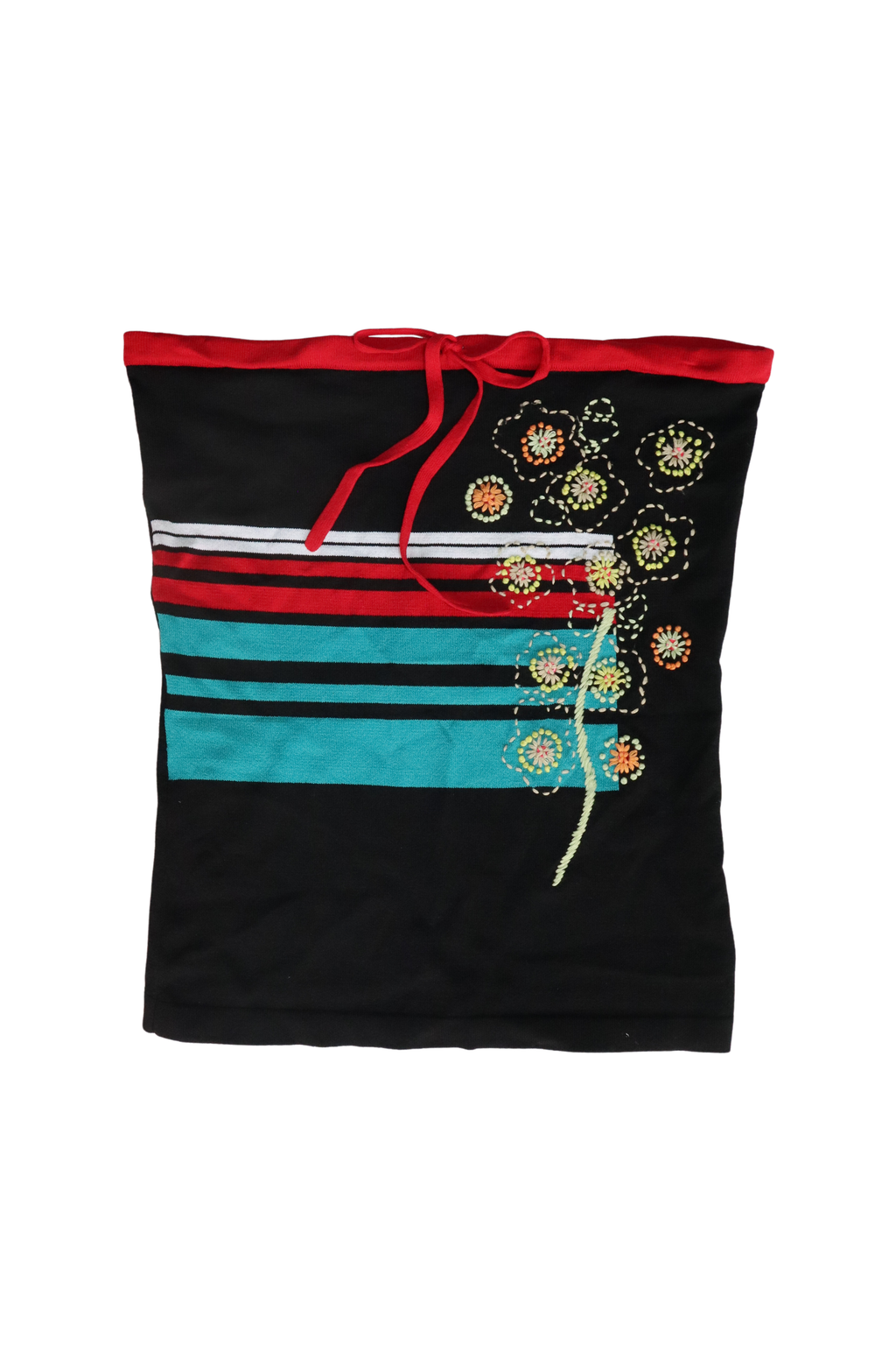 Y2K Embroidered Boobtube