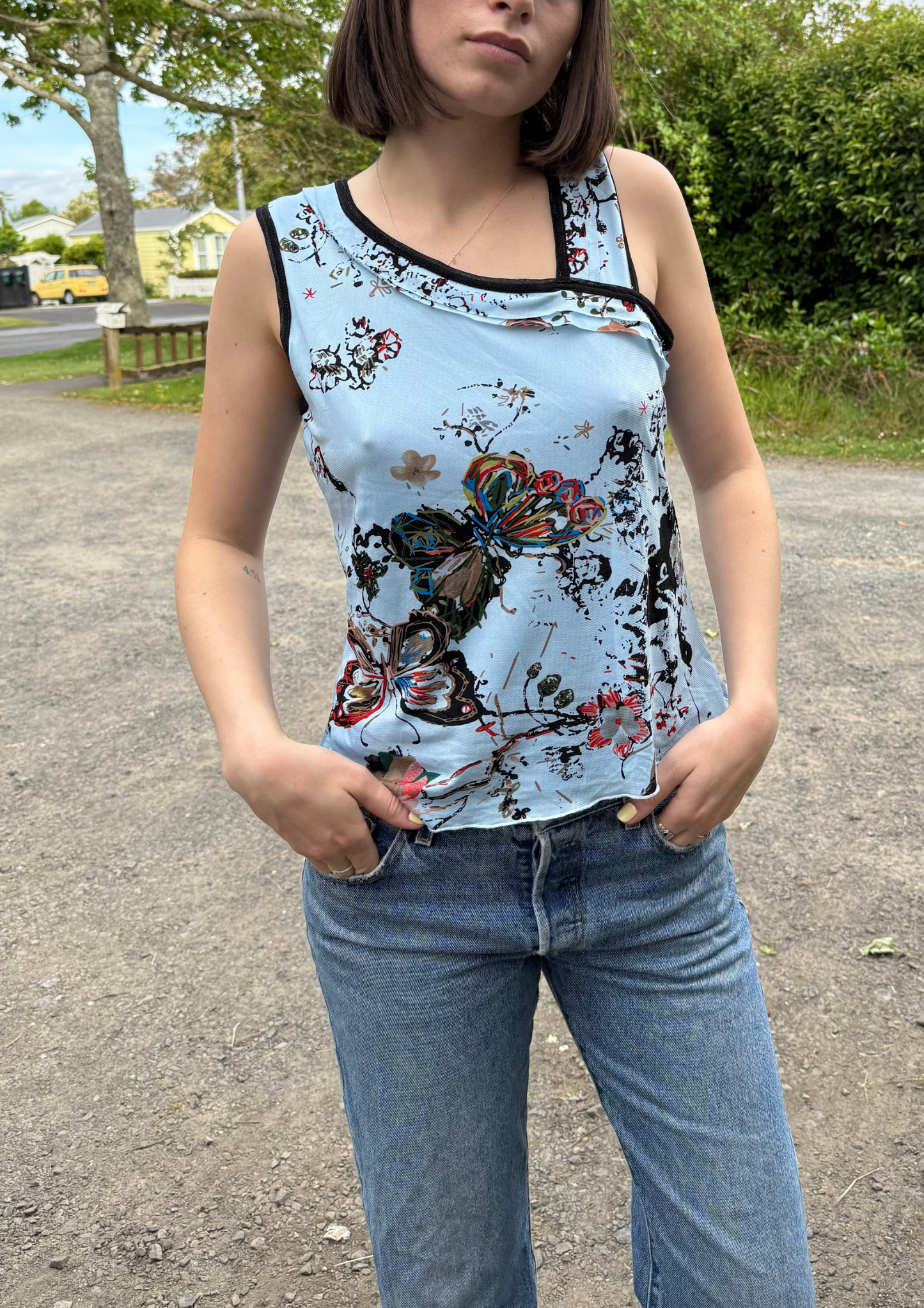 Vintage Butterfly Tank